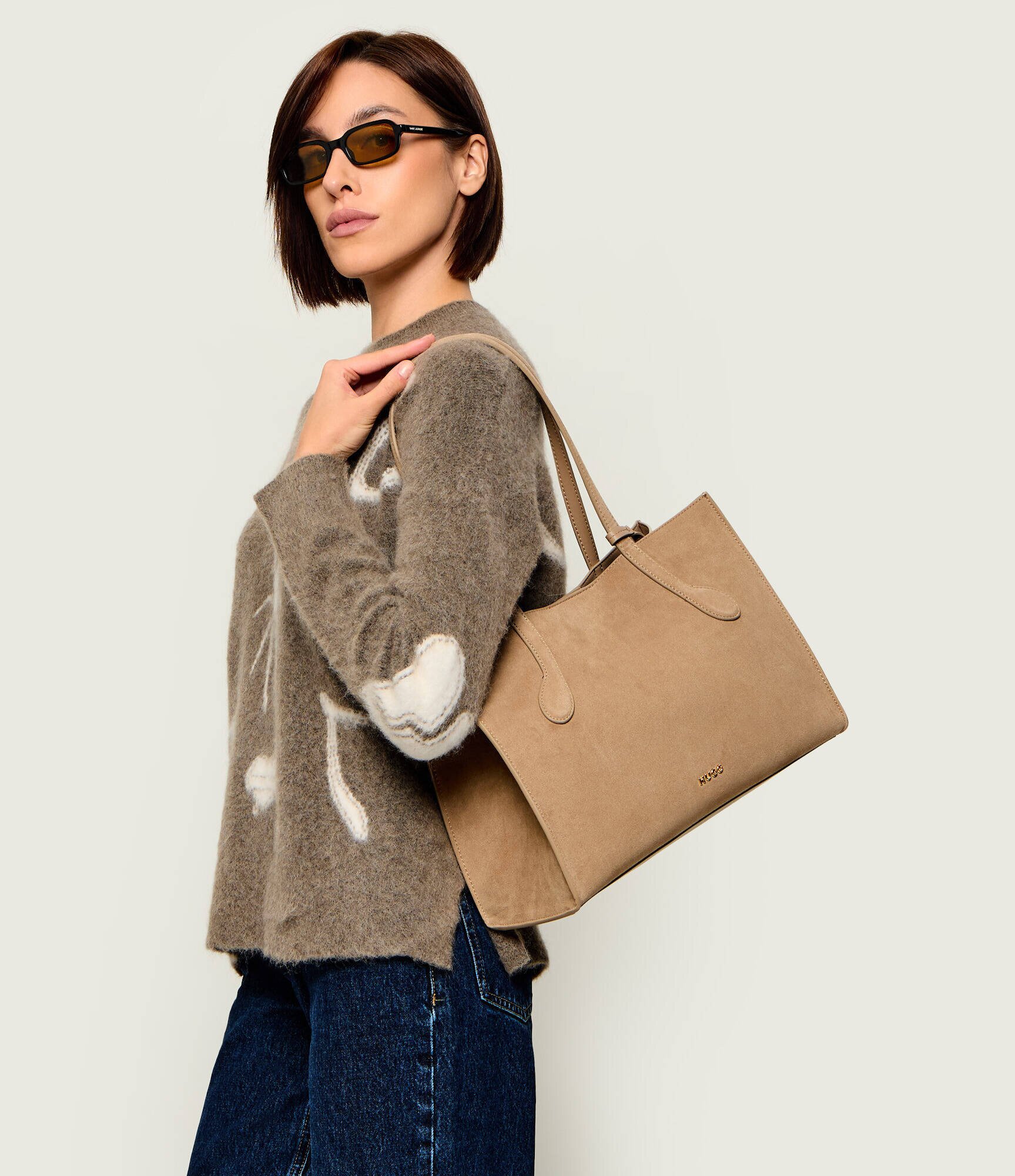 HUGO Geantă shopper + borsetă Cymbeline S_SM
