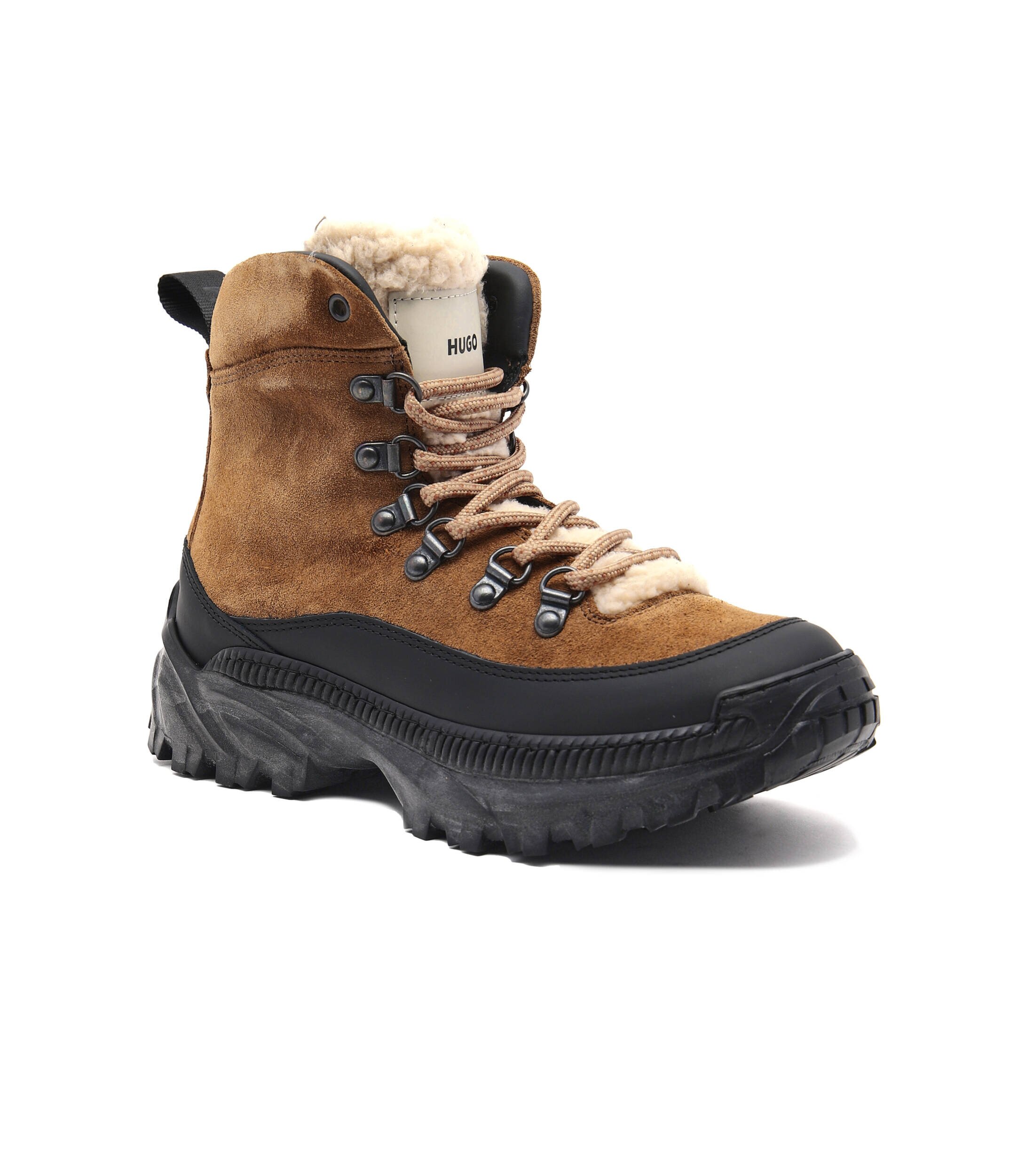 HUGO Ghete de trekking Jace FurLaceUpB-Smix | piele întoarsă