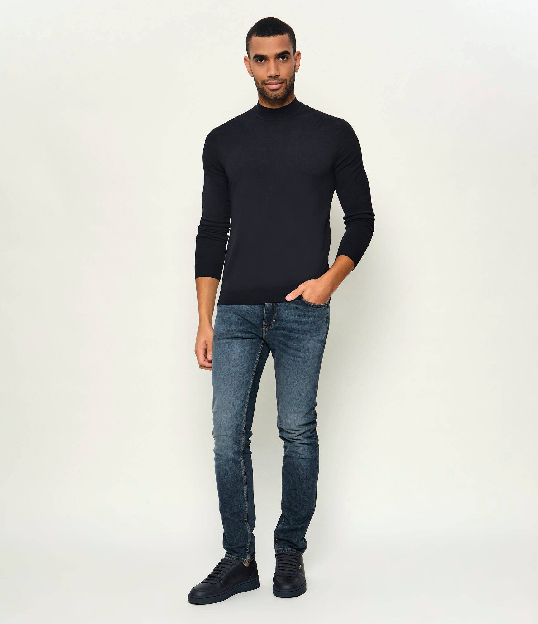 HUGO Guler înalt San Marc-CV | Slim Fit