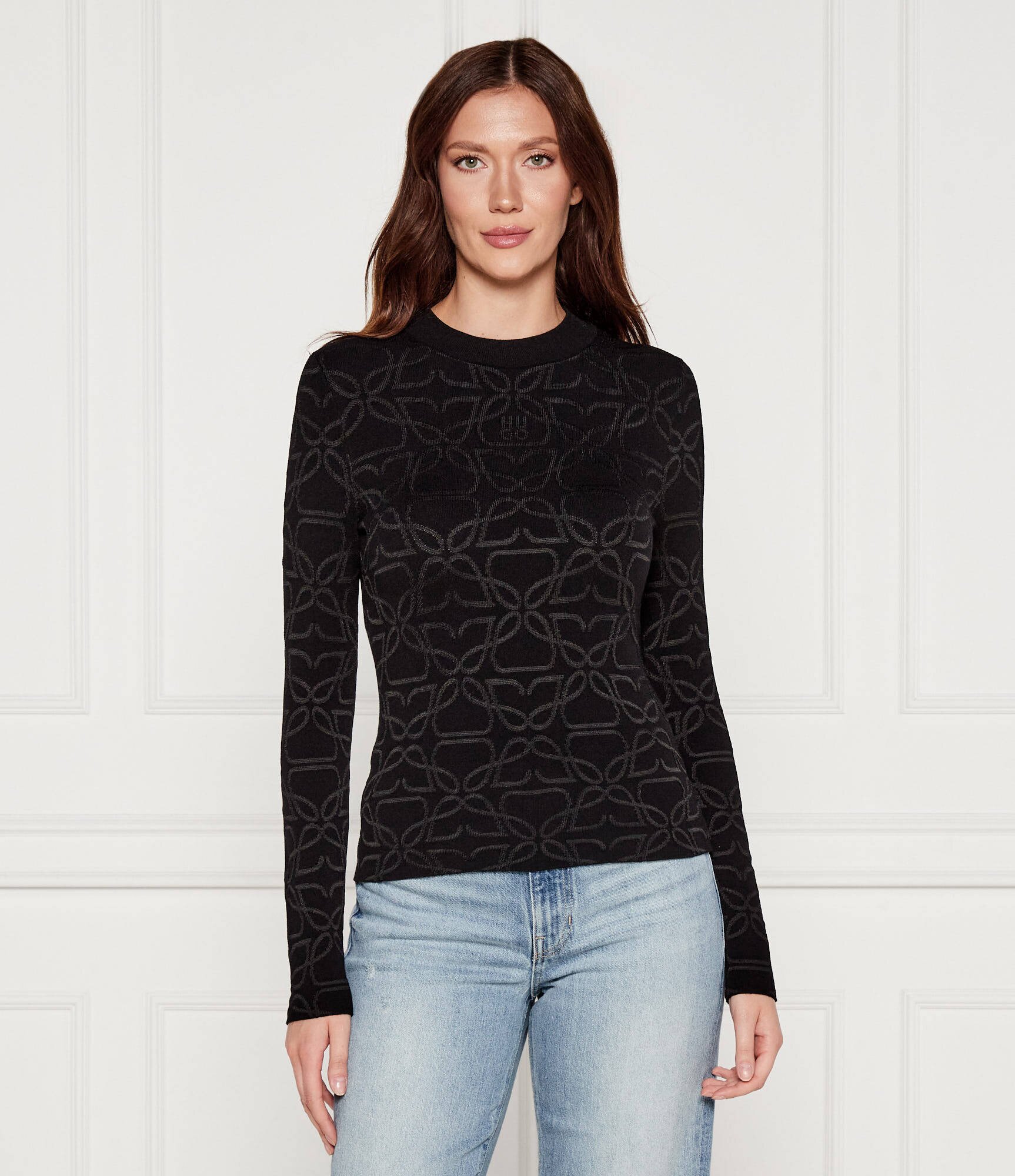 HUGO Guler înalt Satero | Slim Fit