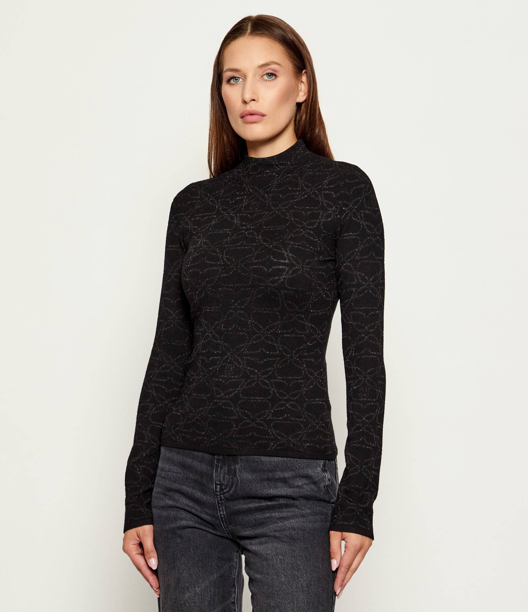 HUGO Guler înalt Sinepro | Slim Fit