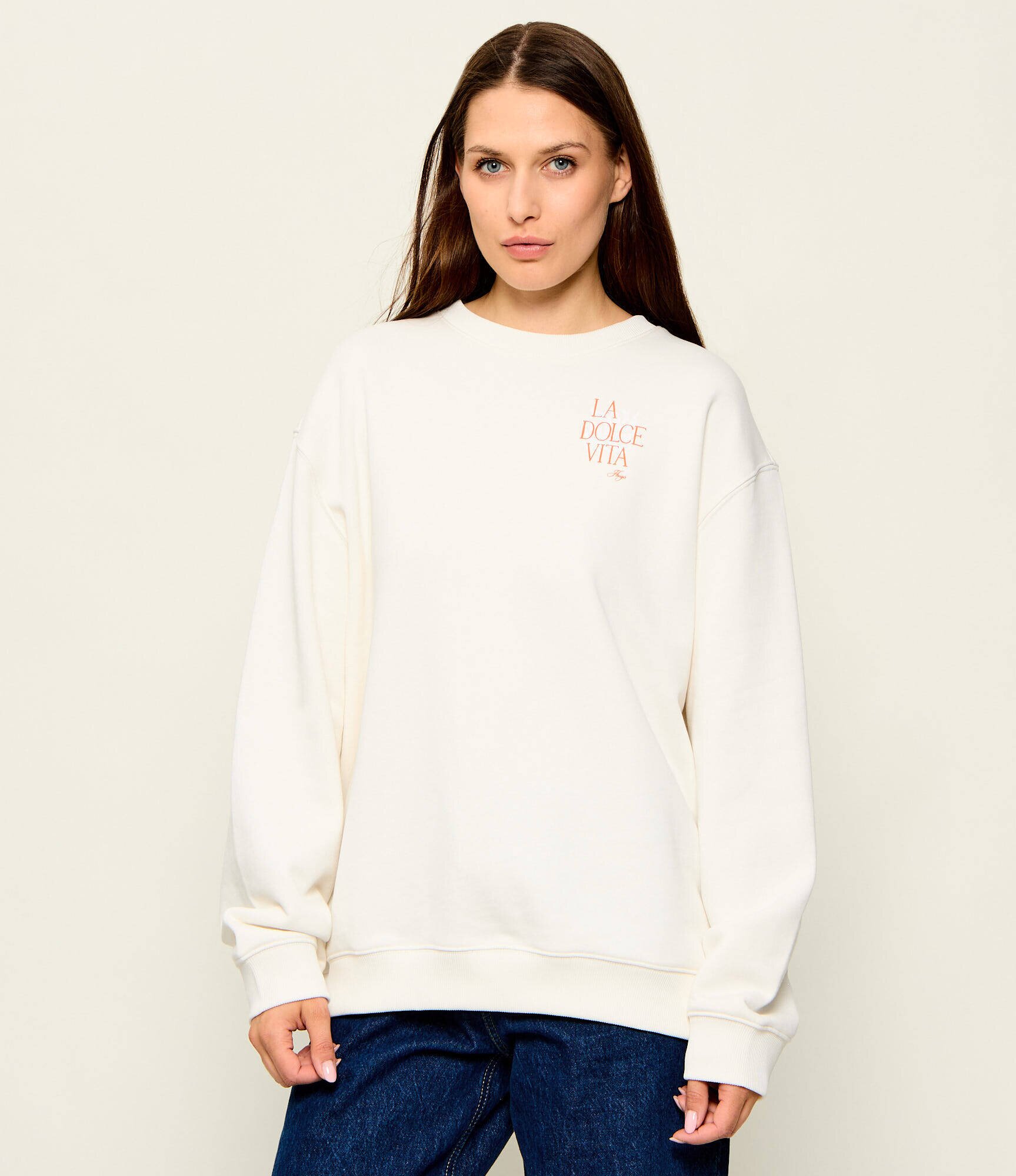 HUGO Hanorac Classic Crew_9 | Oversize fit