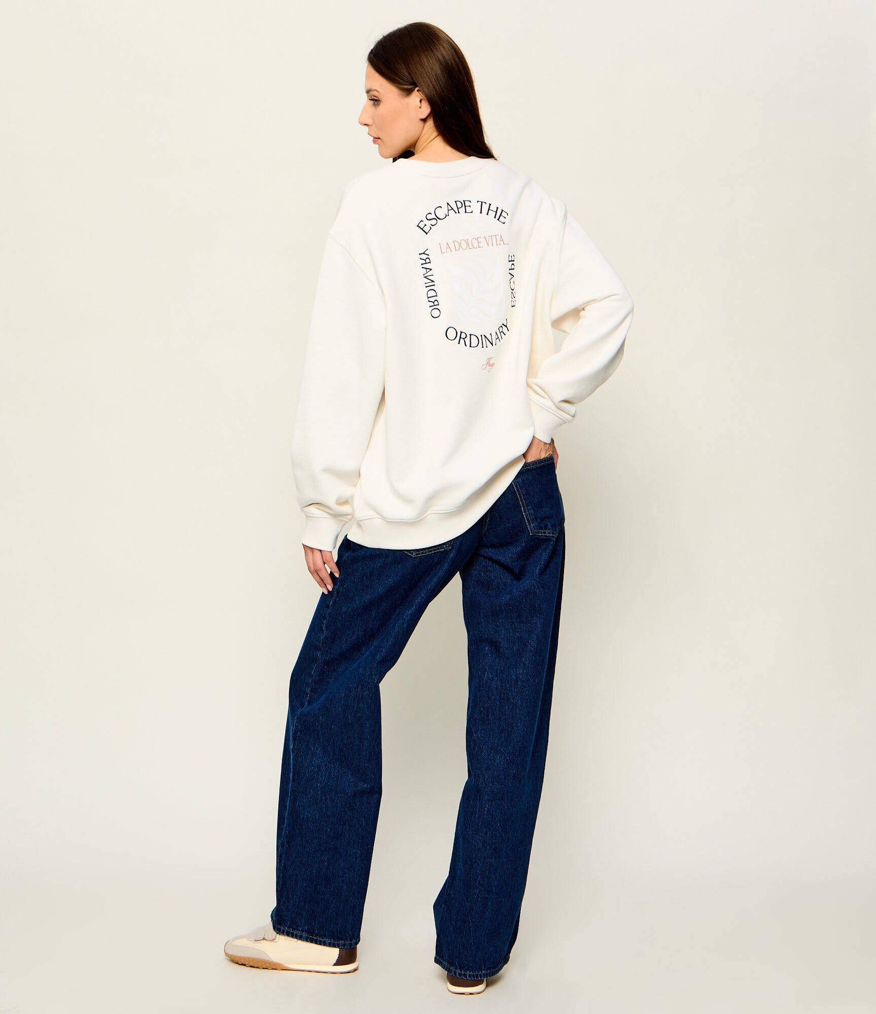 HUGO Hanorac Classic Crew_9 | Oversize fit