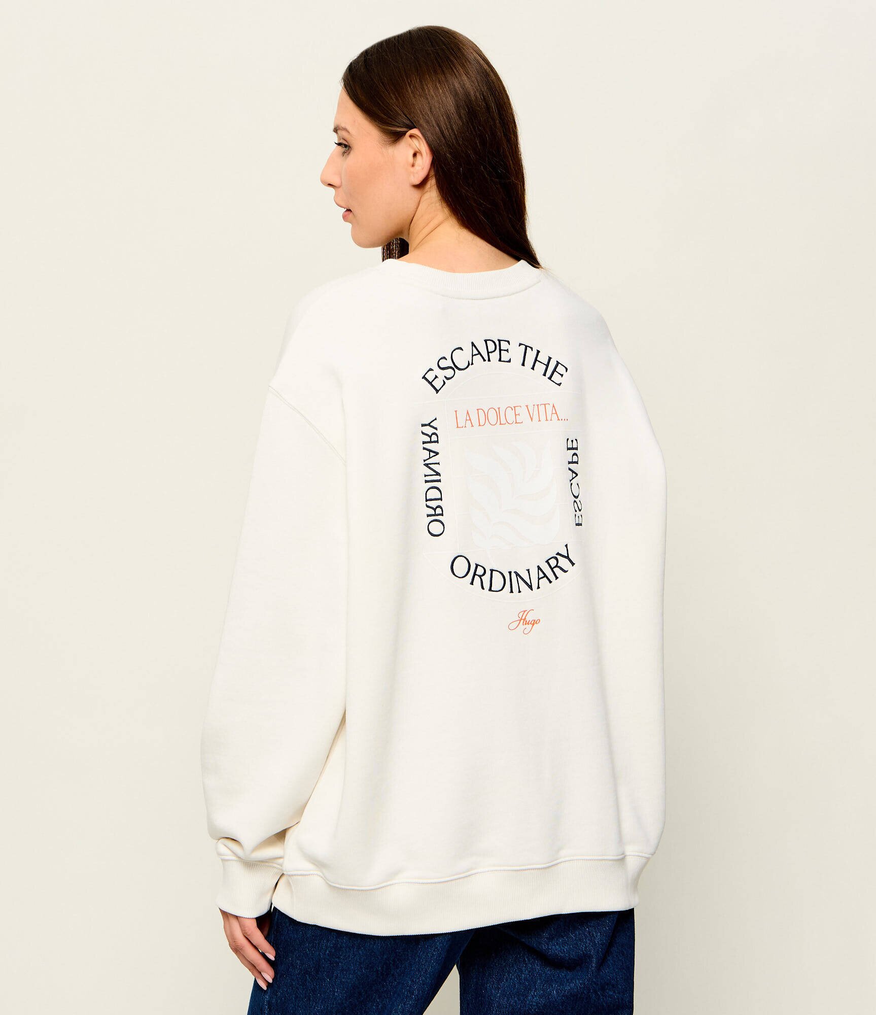 HUGO Hanorac Classic Crew_9 | Oversize fit