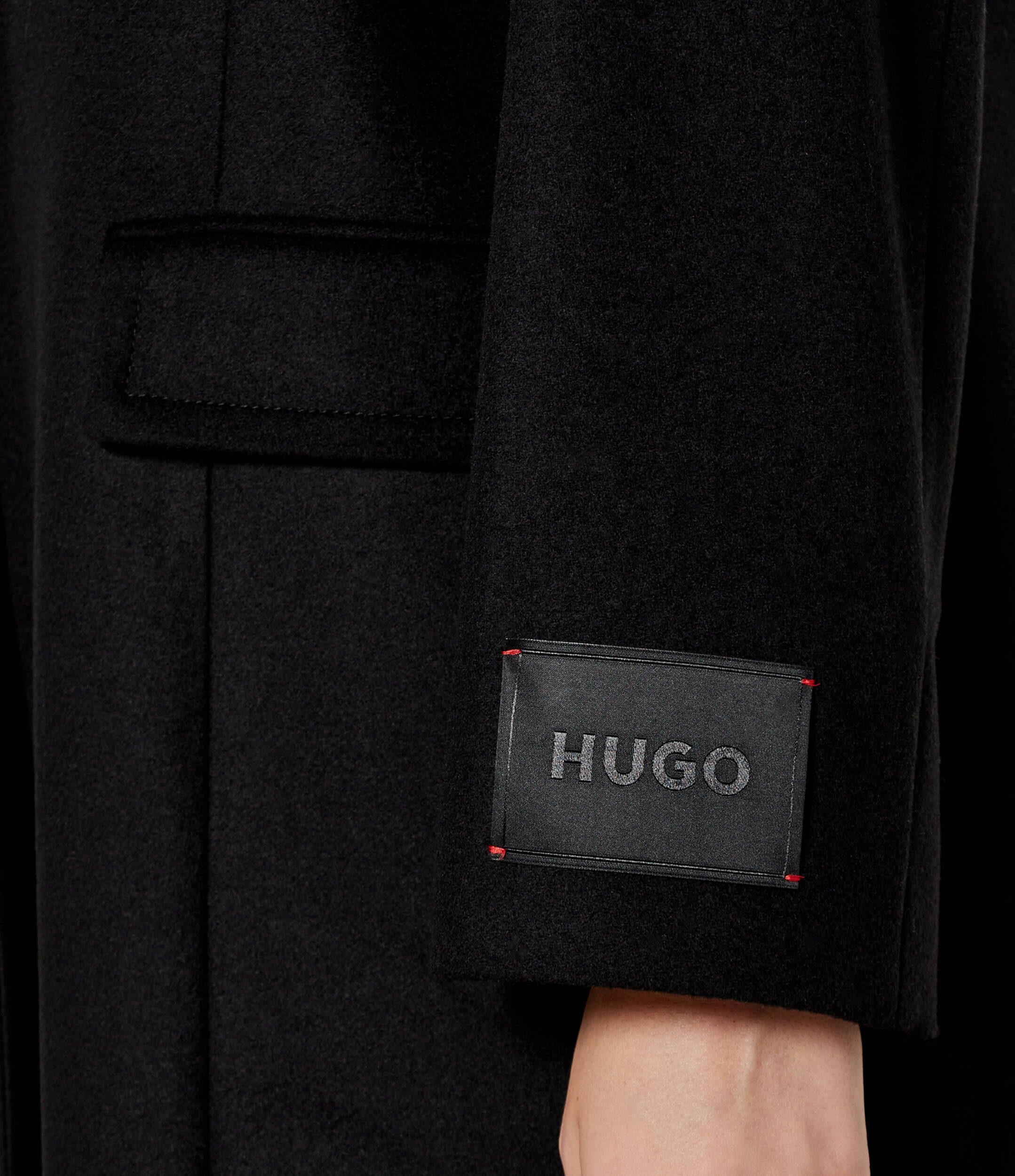 HUGO Palton Meride cu adaos de lână