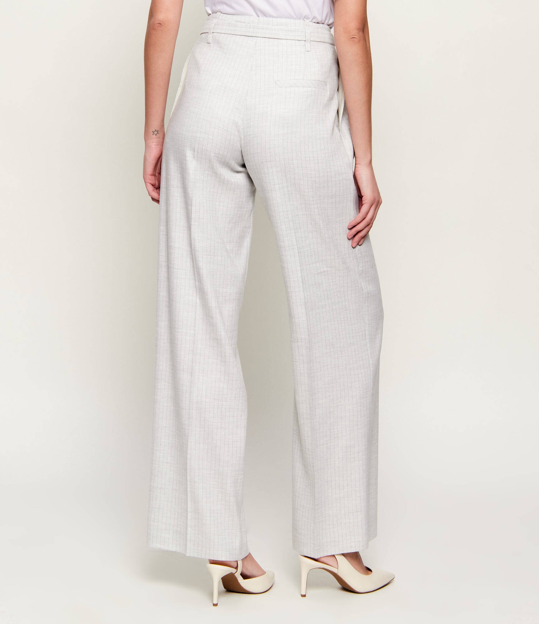 HUGO Pantaloni cu cordon Hejuly-2 | Loose fit | cu adaos de in