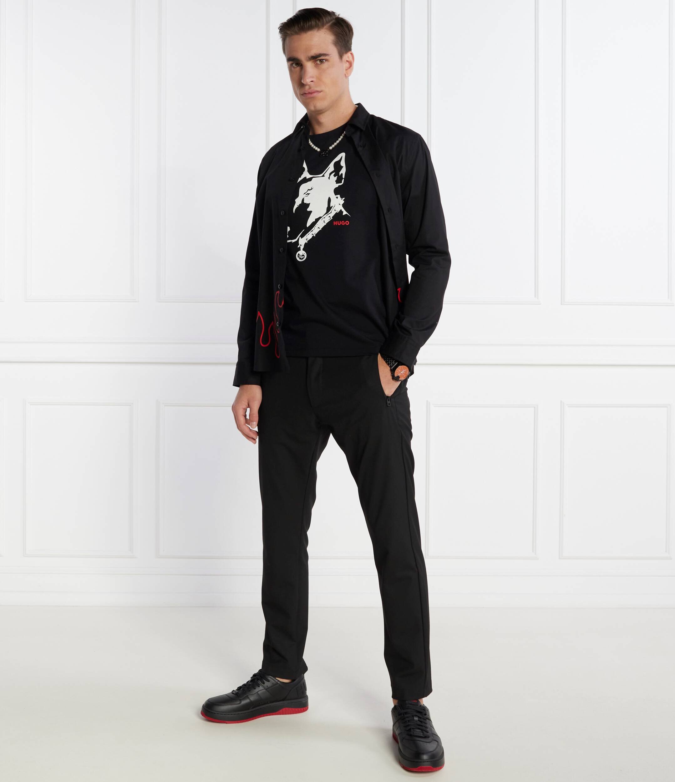 HUGO Pantaloni David232F1 | Regular Fit