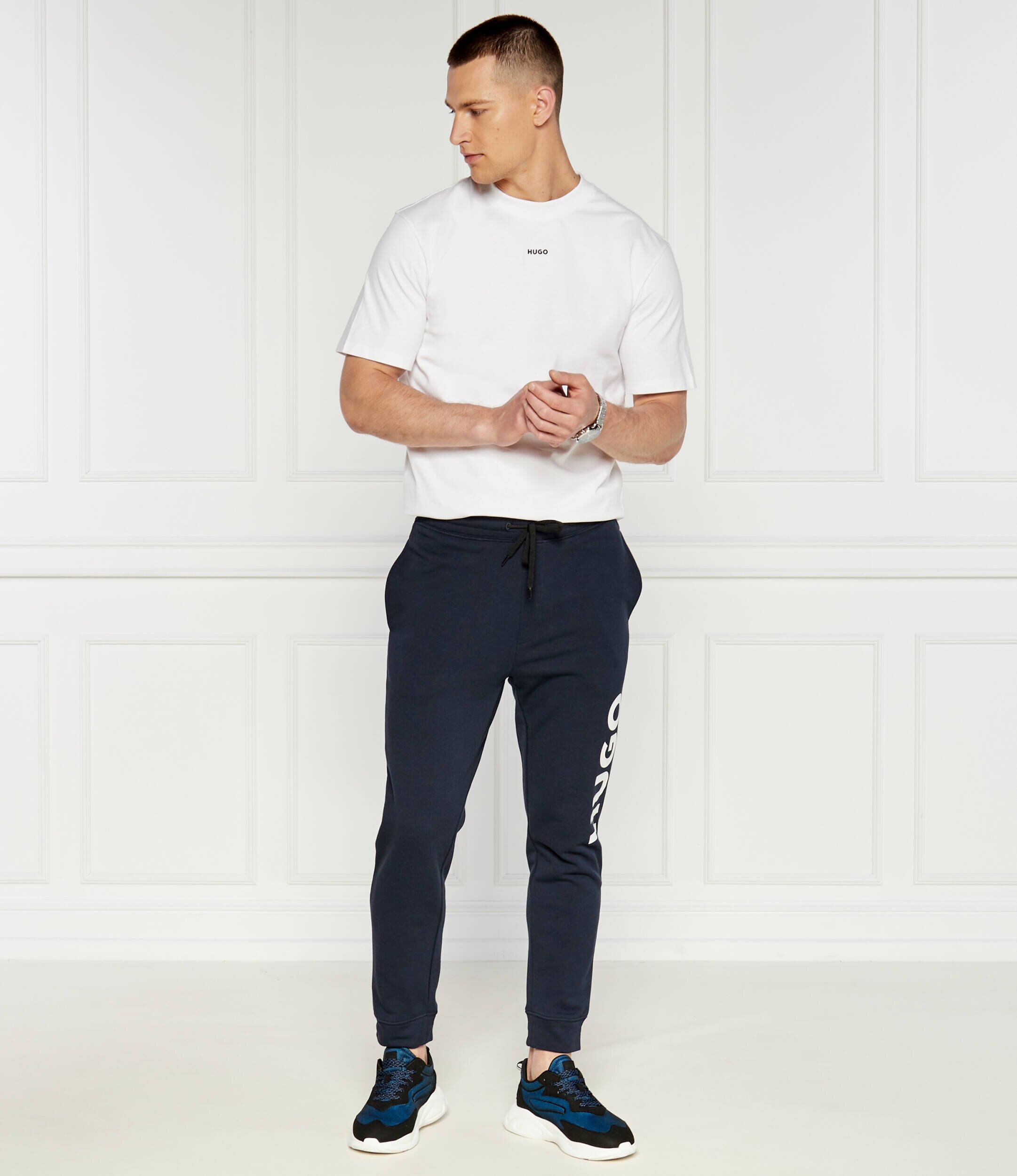 HUGO Pantaloni de trening Dutschi | Regular Fit