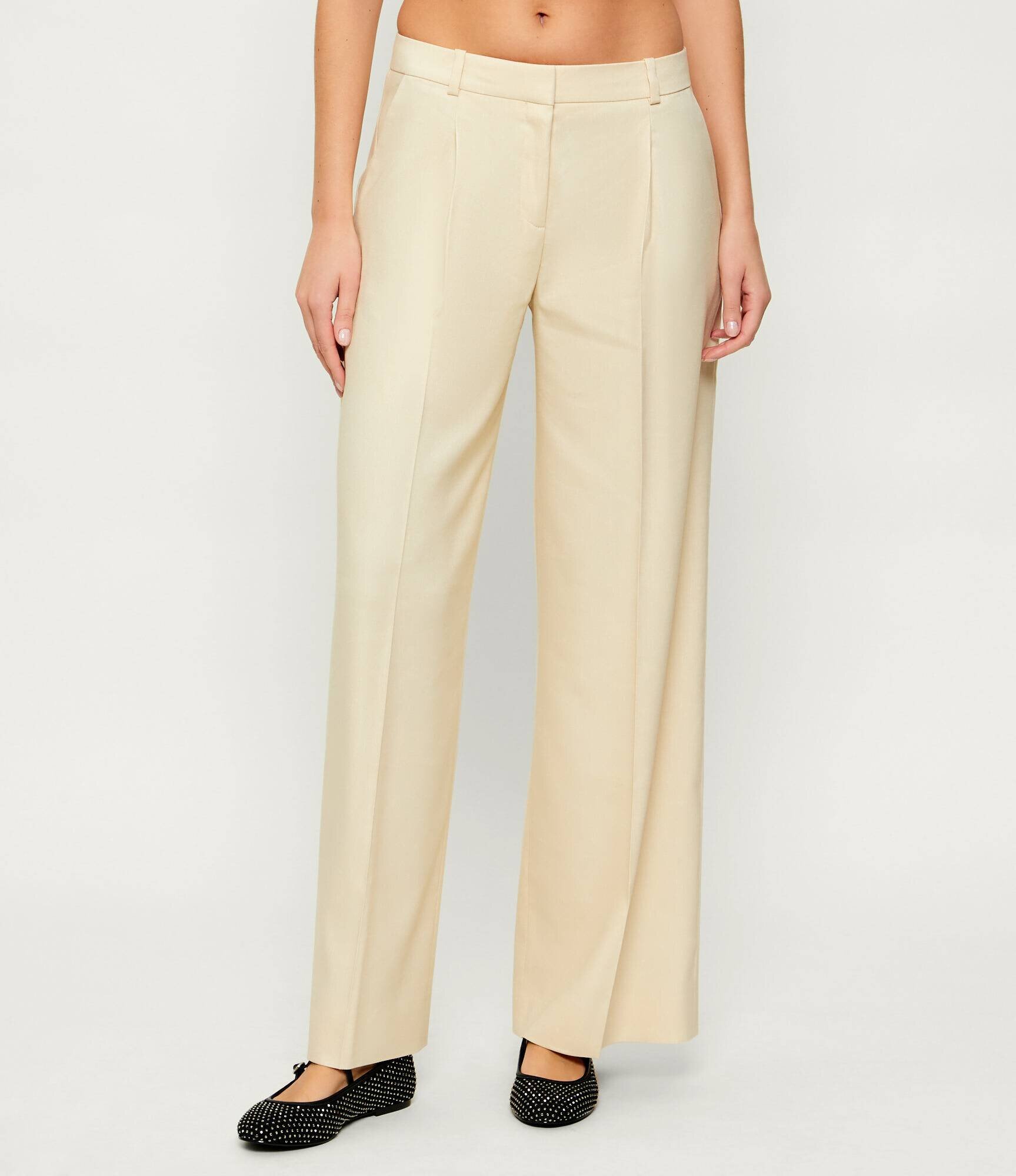 HUGO Pantaloni Halati | Relaxed fit | cu adaos de in