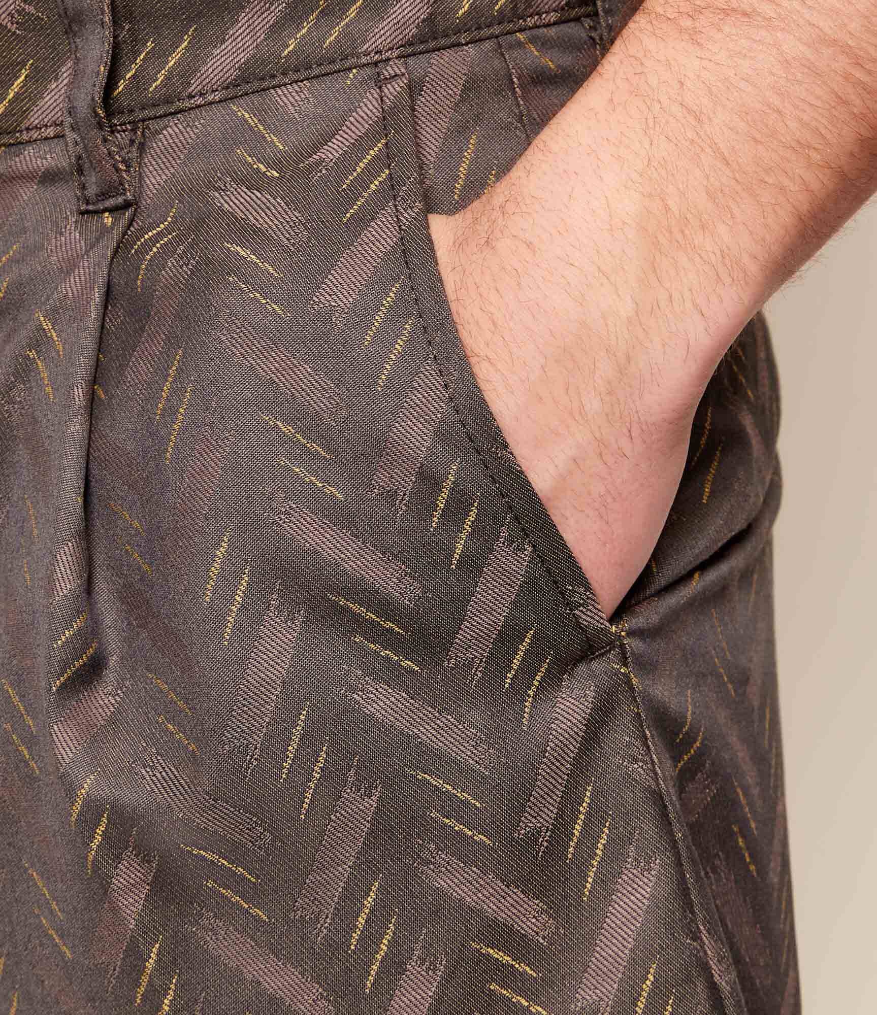 HUGO Pantaloni scurți chino Cino262SF1 | regular fit cu adaos de lână