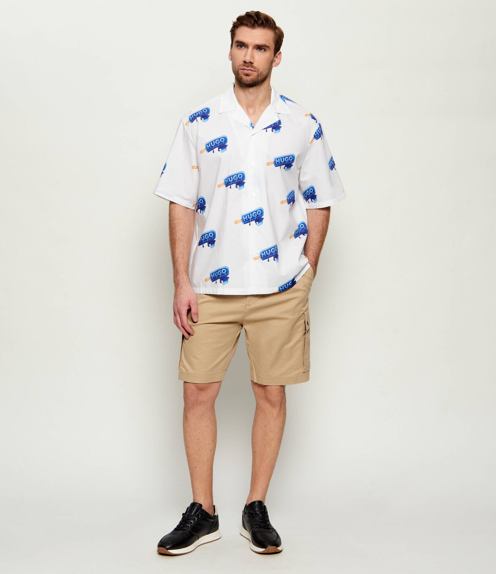 HUGO Pantaloni scurți Craysen262S | Straight fit