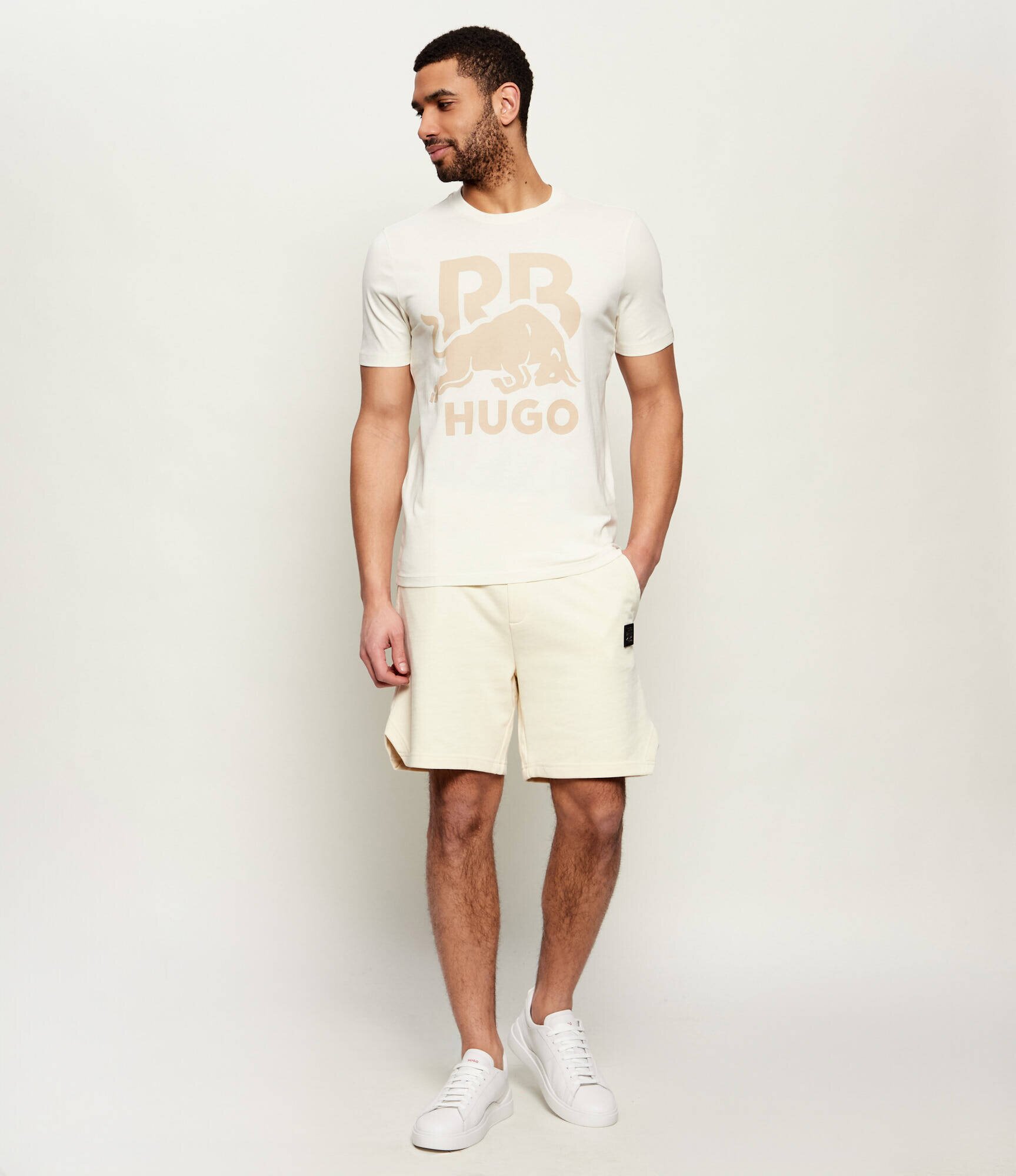HUGO Pantaloni scurți Despen | x Racing Bulls | Relaxed fit
