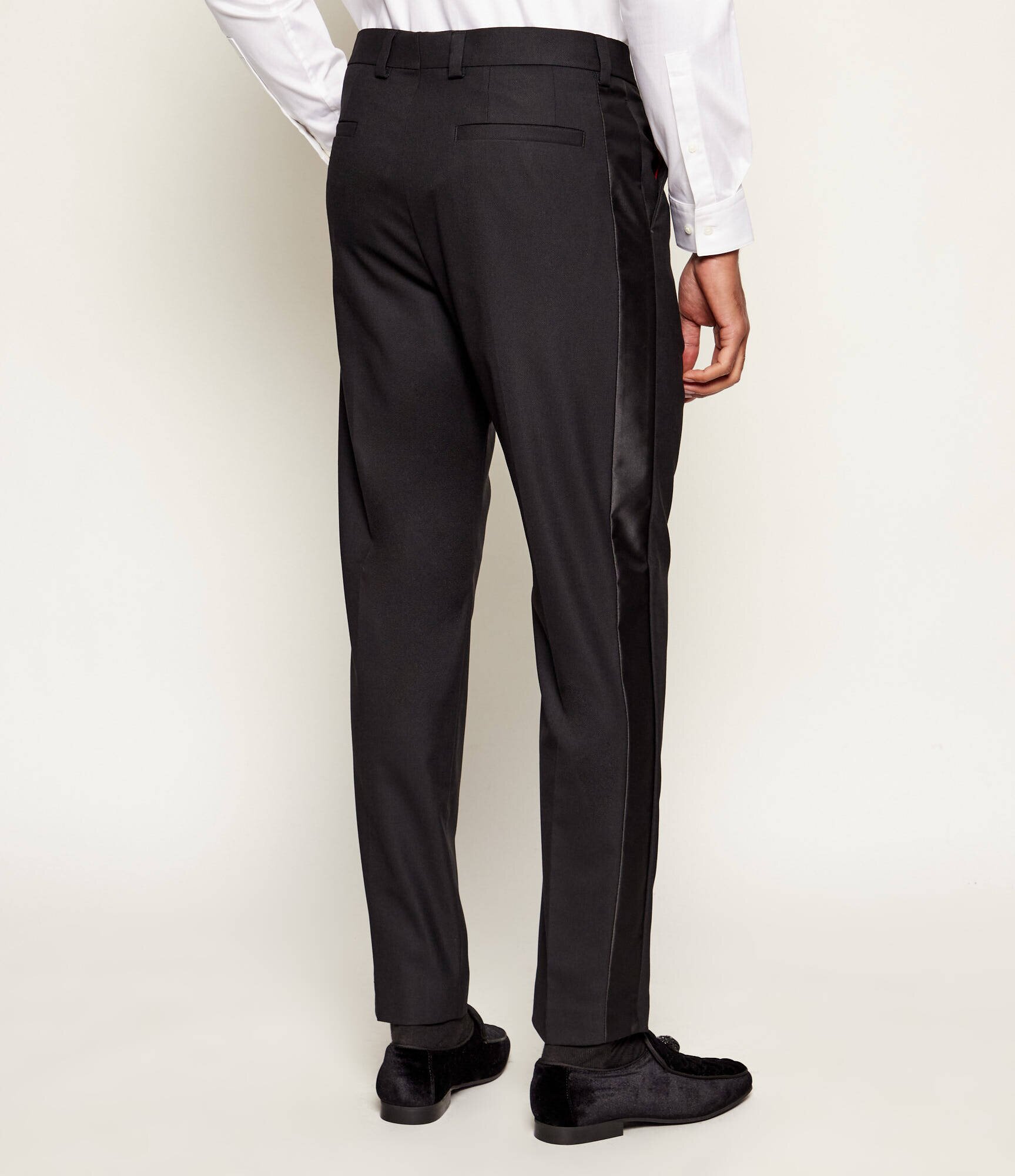 HUGO Pantaloni Teagan254E1X | Modern fit cu adaos de lână