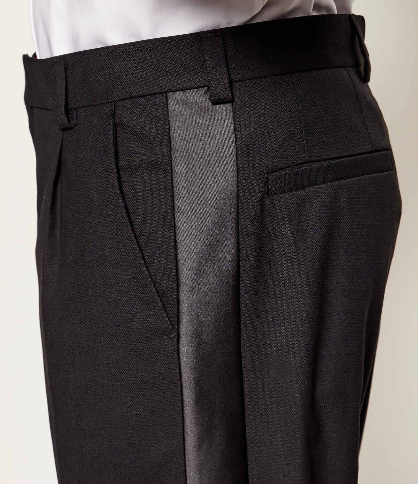 HUGO Pantaloni Teagan254E1X | Modern fit cu adaos de lână