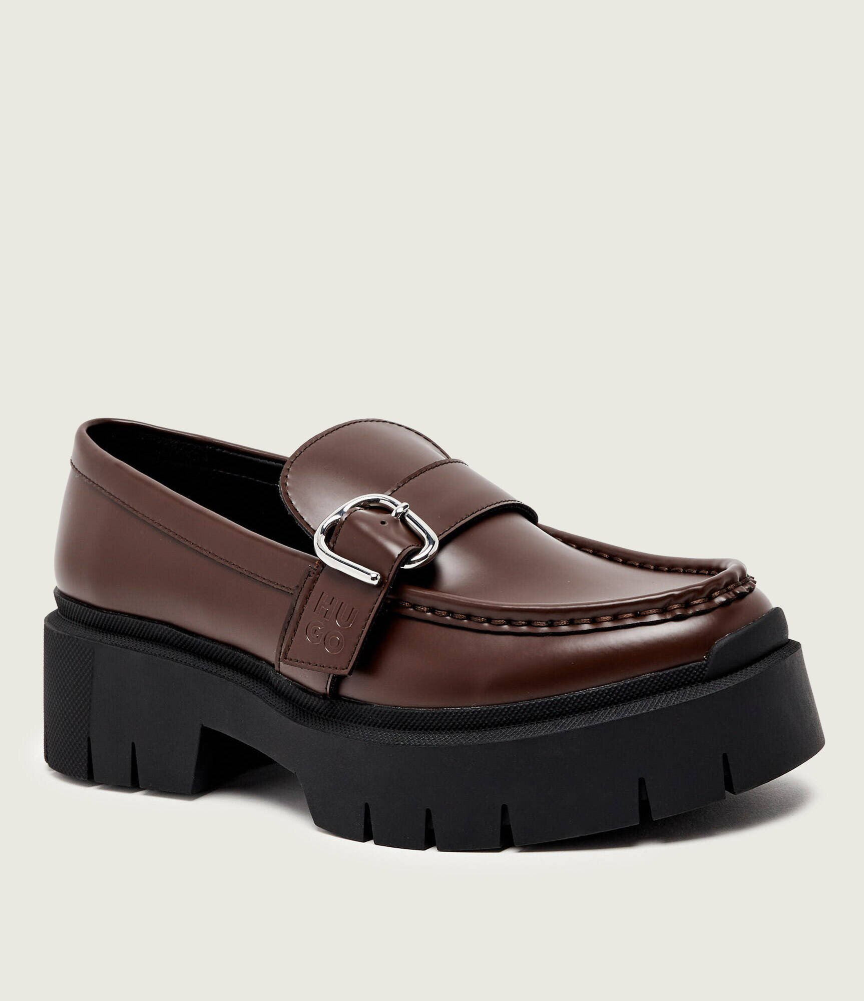 HUGO Pantofi loafer Kris_NewLoafer_Brom