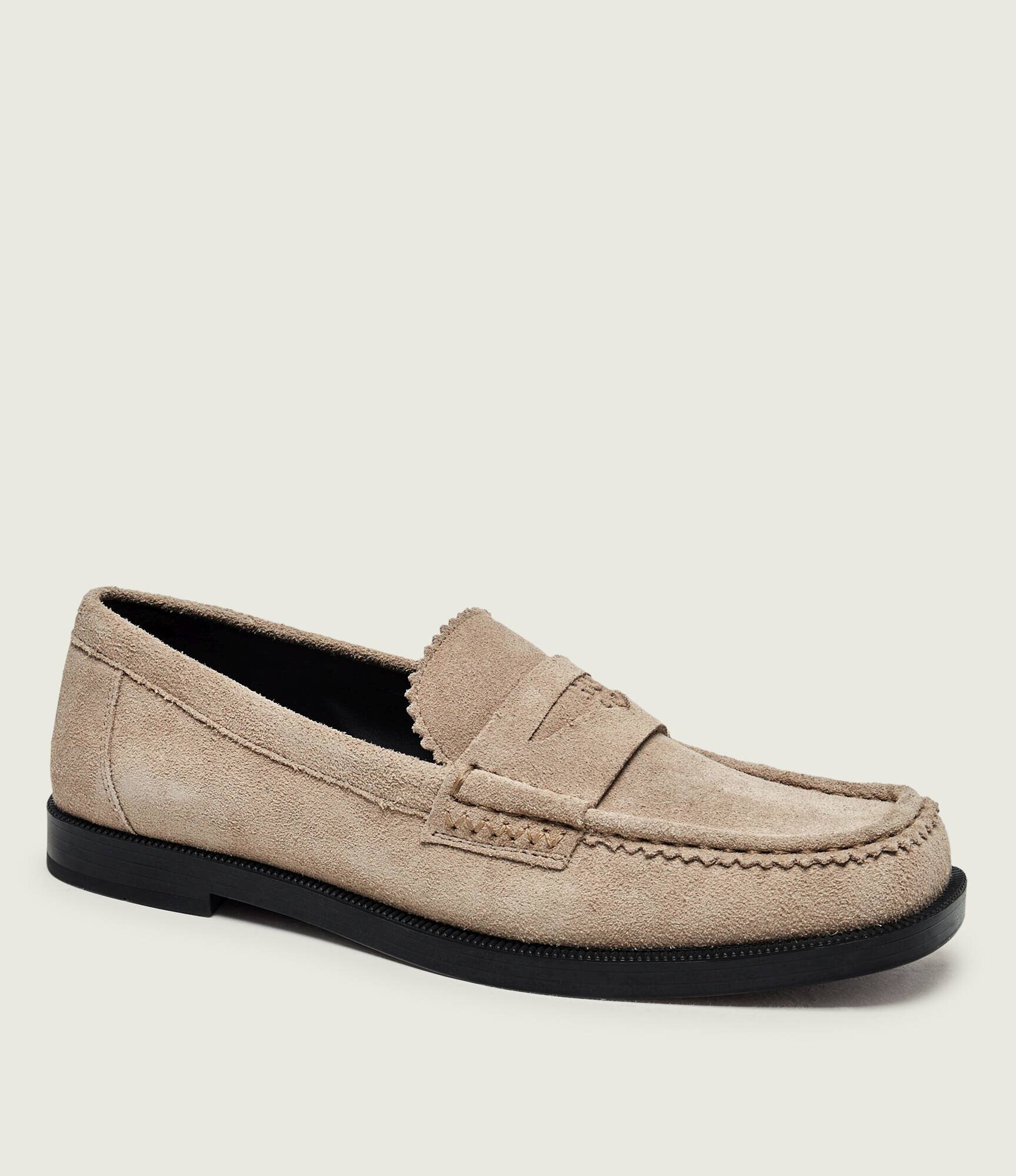 HUGO Pantofi loafer Liora | piele întoarsă