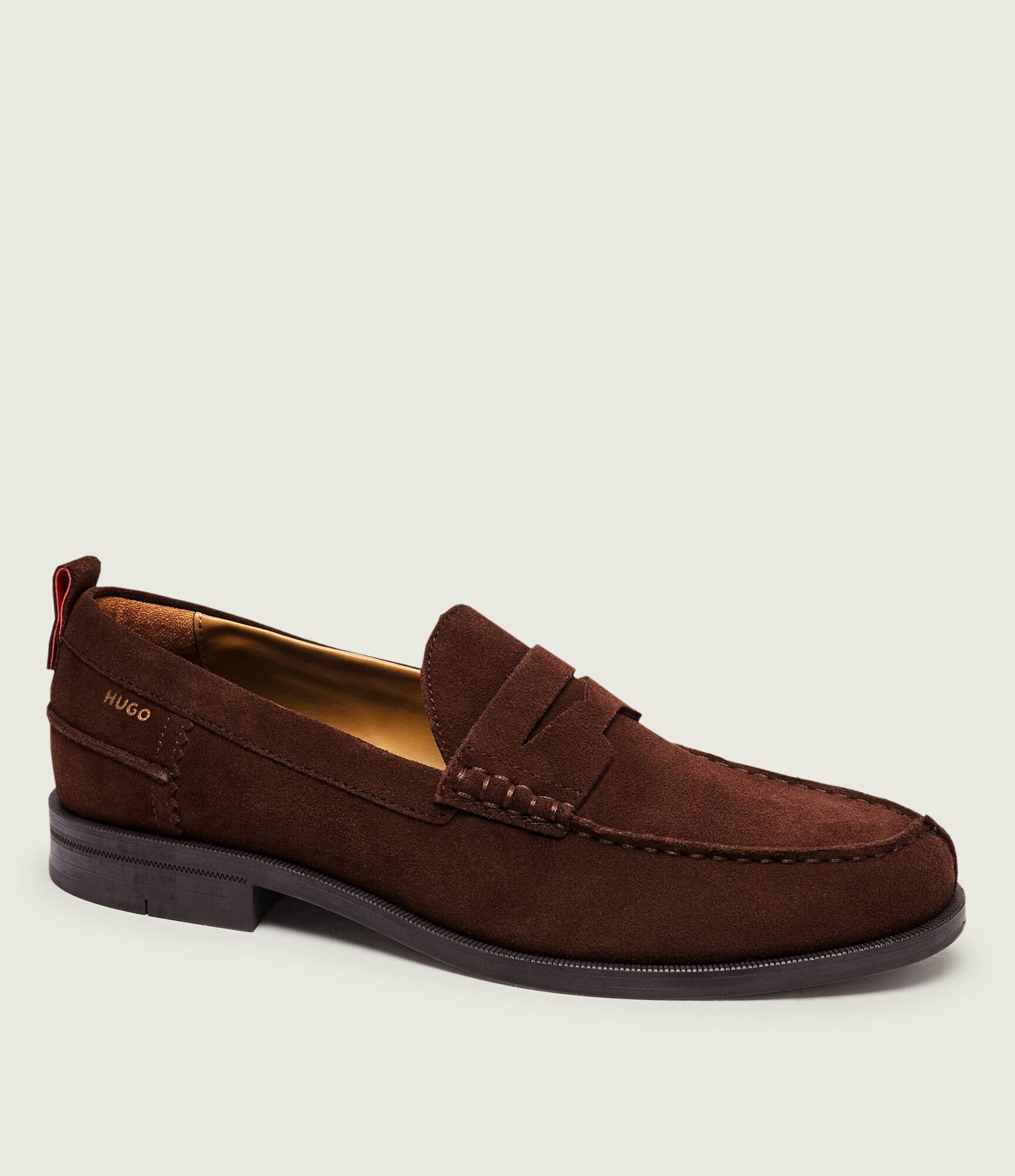 HUGO Pantofi loafer Varian_loaf_sdzz | piele întoarsă