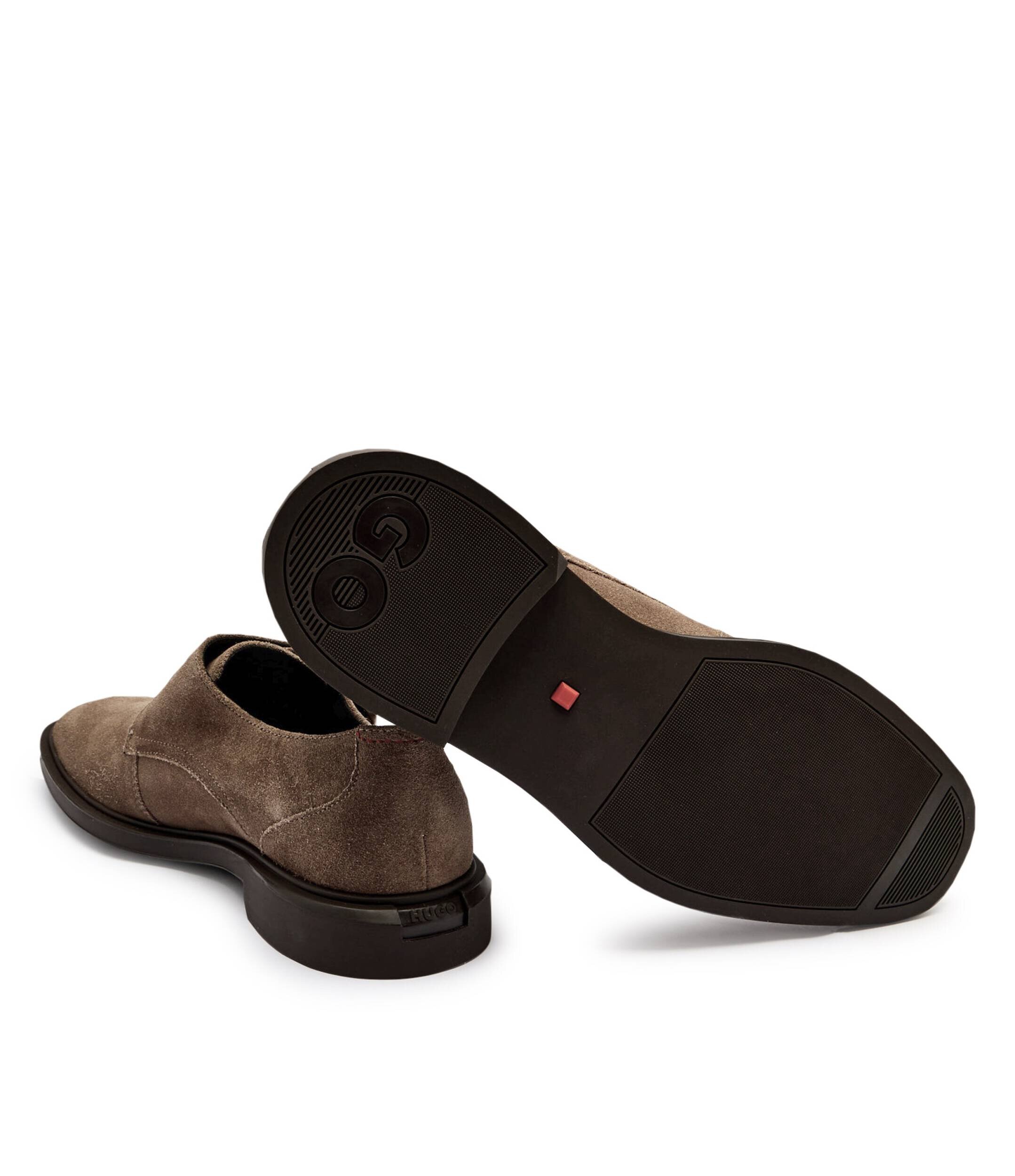 HUGO Pantofi monk Gryff | piele întoarsă
