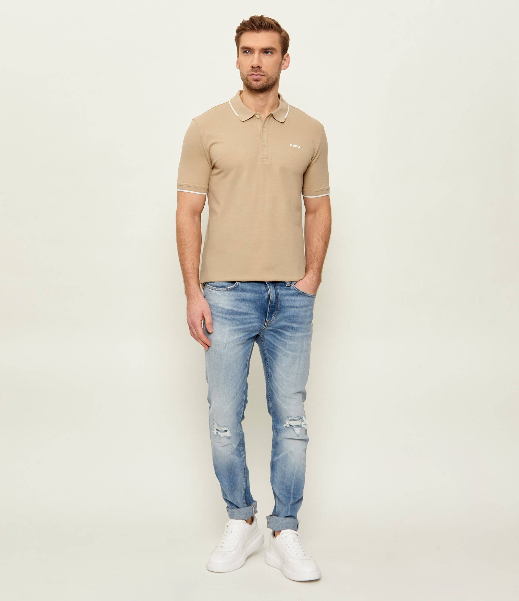 HUGO Polo Dinoso222 | Slim Fit | stretch