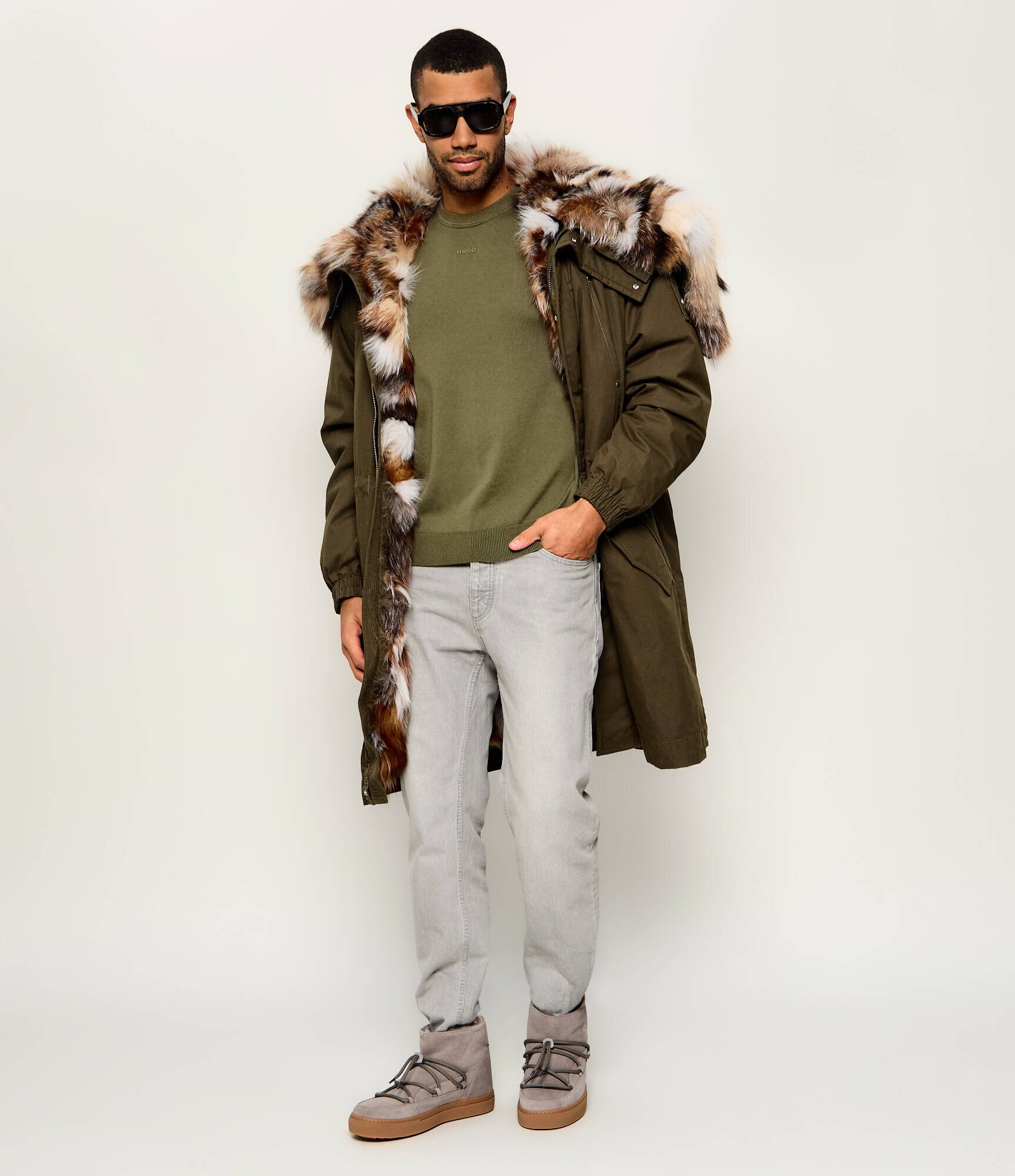 HUGO Pulover San Cassius-C2 | Slim Fit