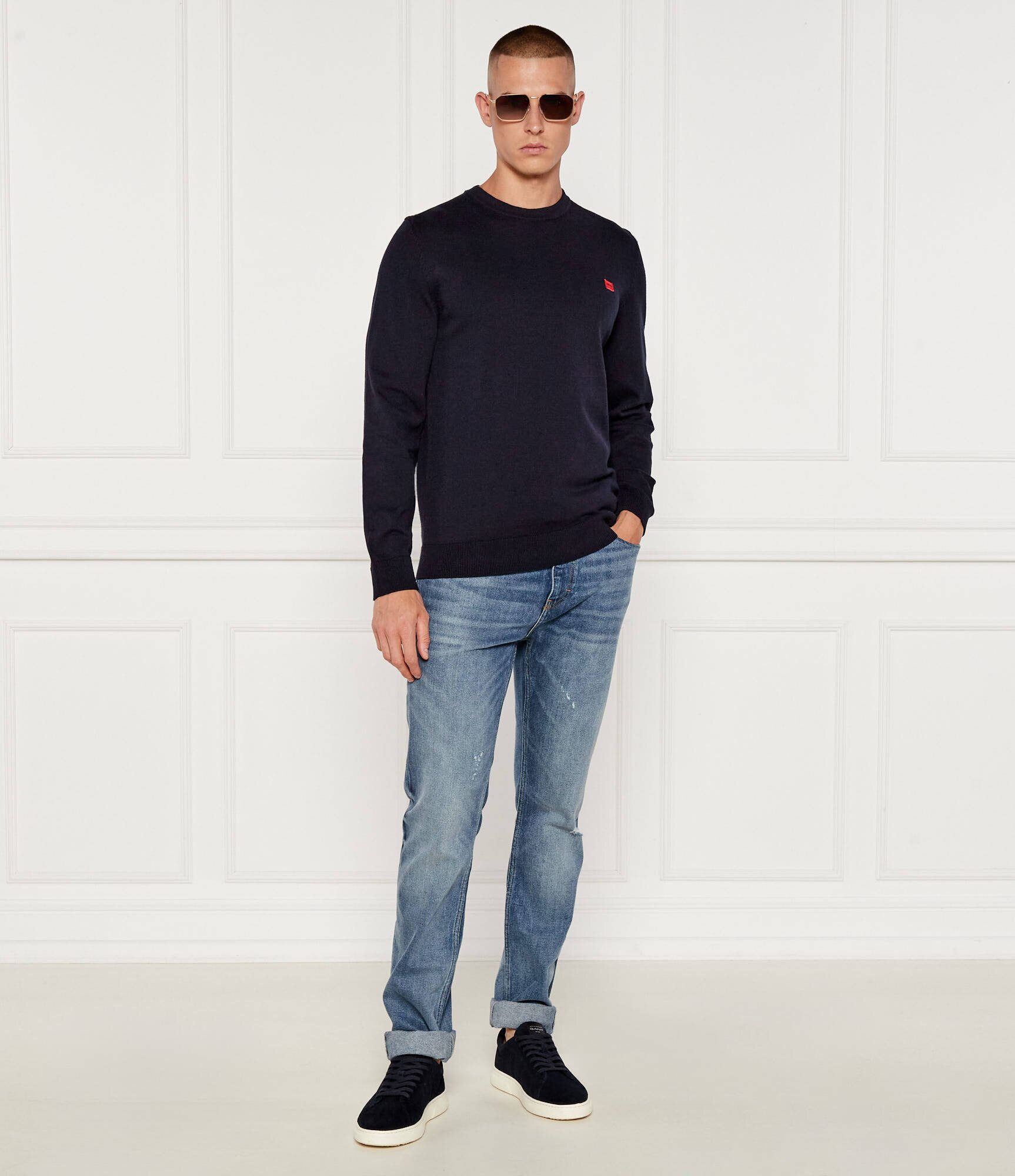 HUGO Pulover San Cassius | Regular Fit
