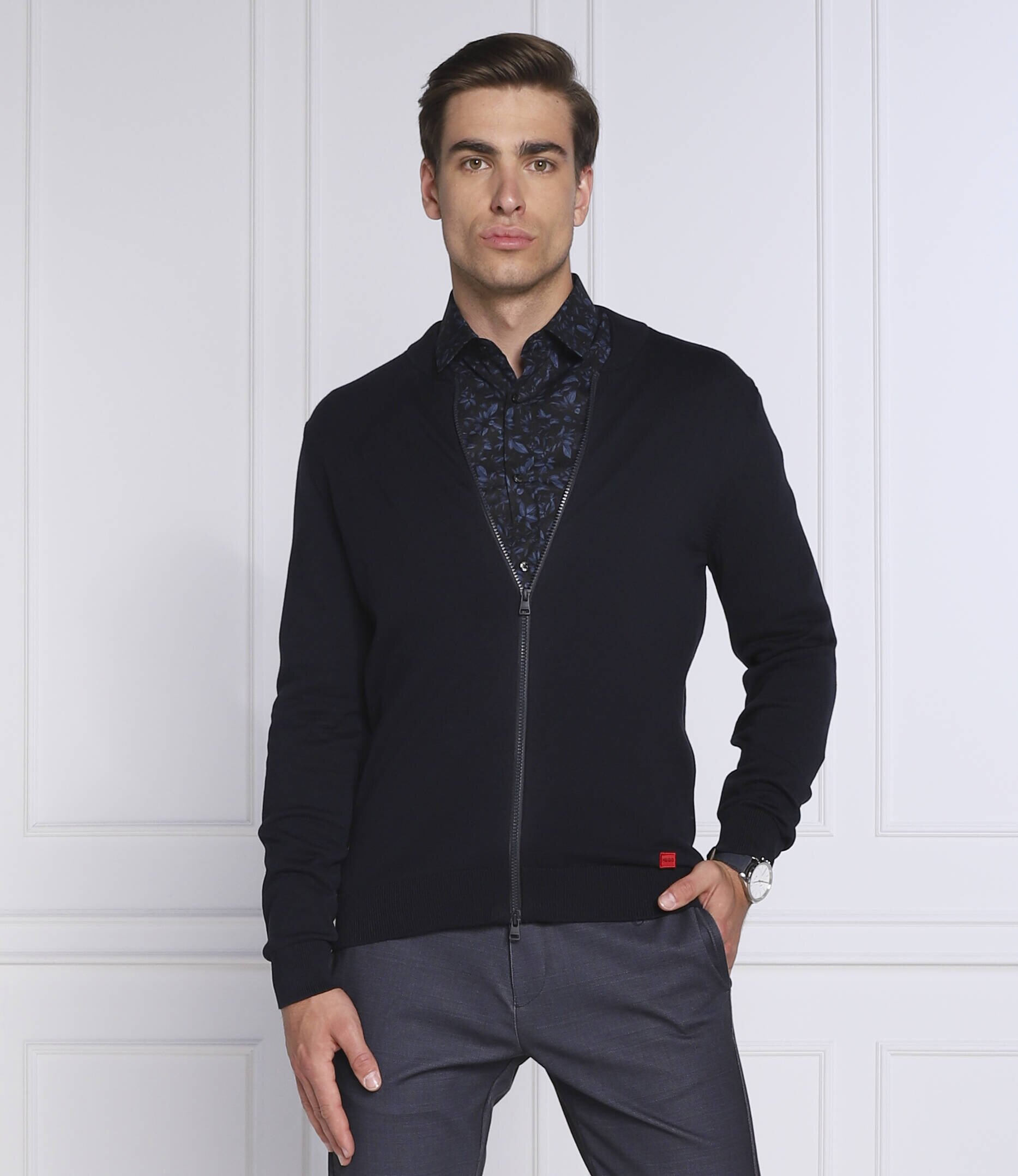 HUGO Pulover San Jaque-C | Regular Fit