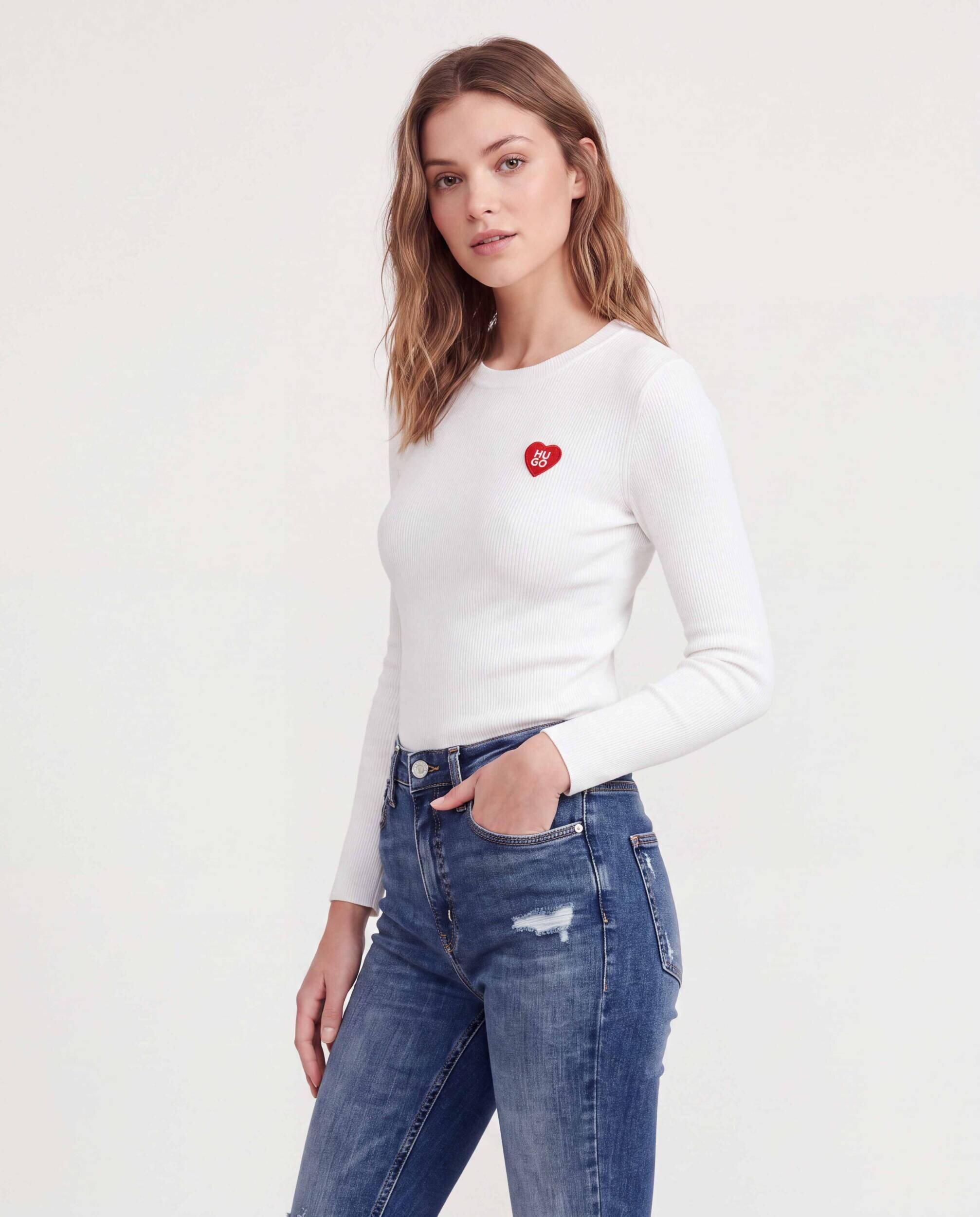 HUGO Pulover Sarpha | Slim Fit