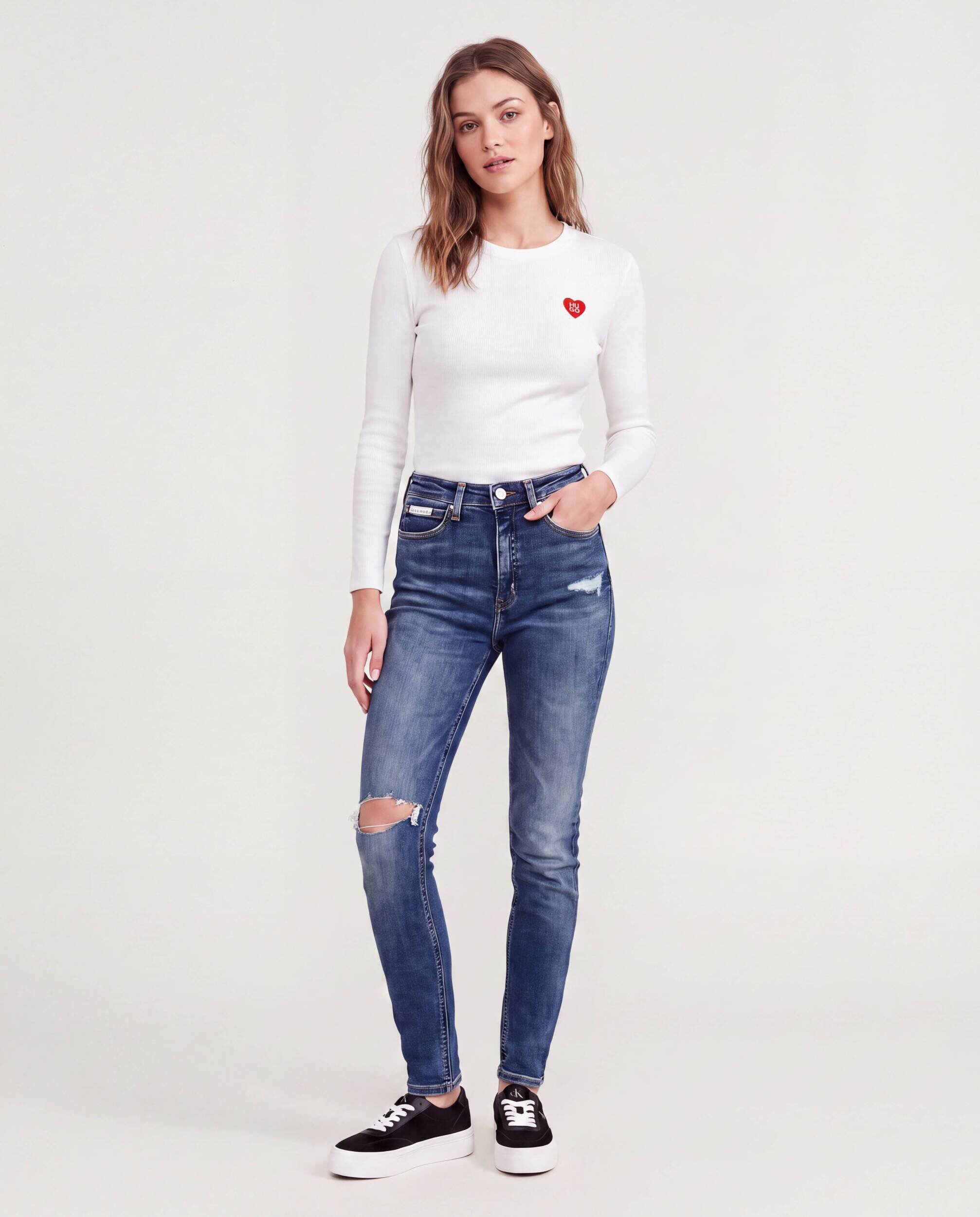 HUGO Pulover Sarpha | Slim Fit