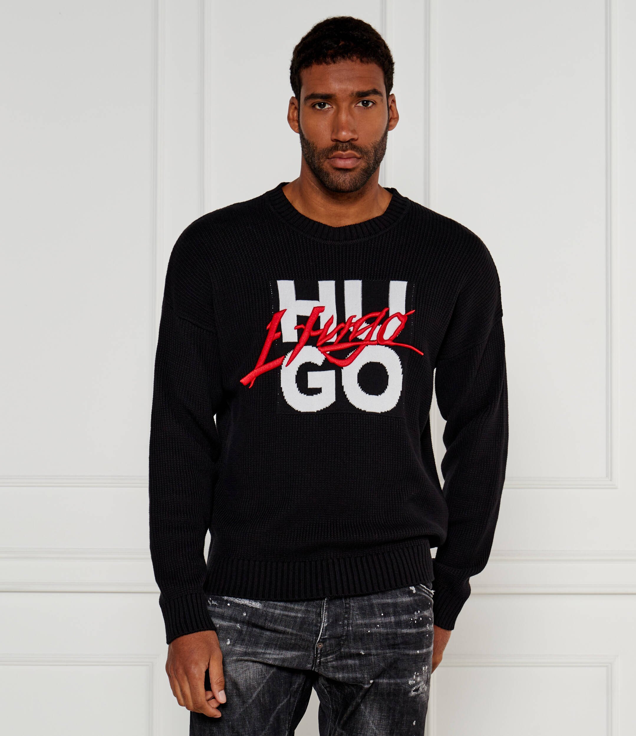 HUGO Pulover Semou | Loose fit