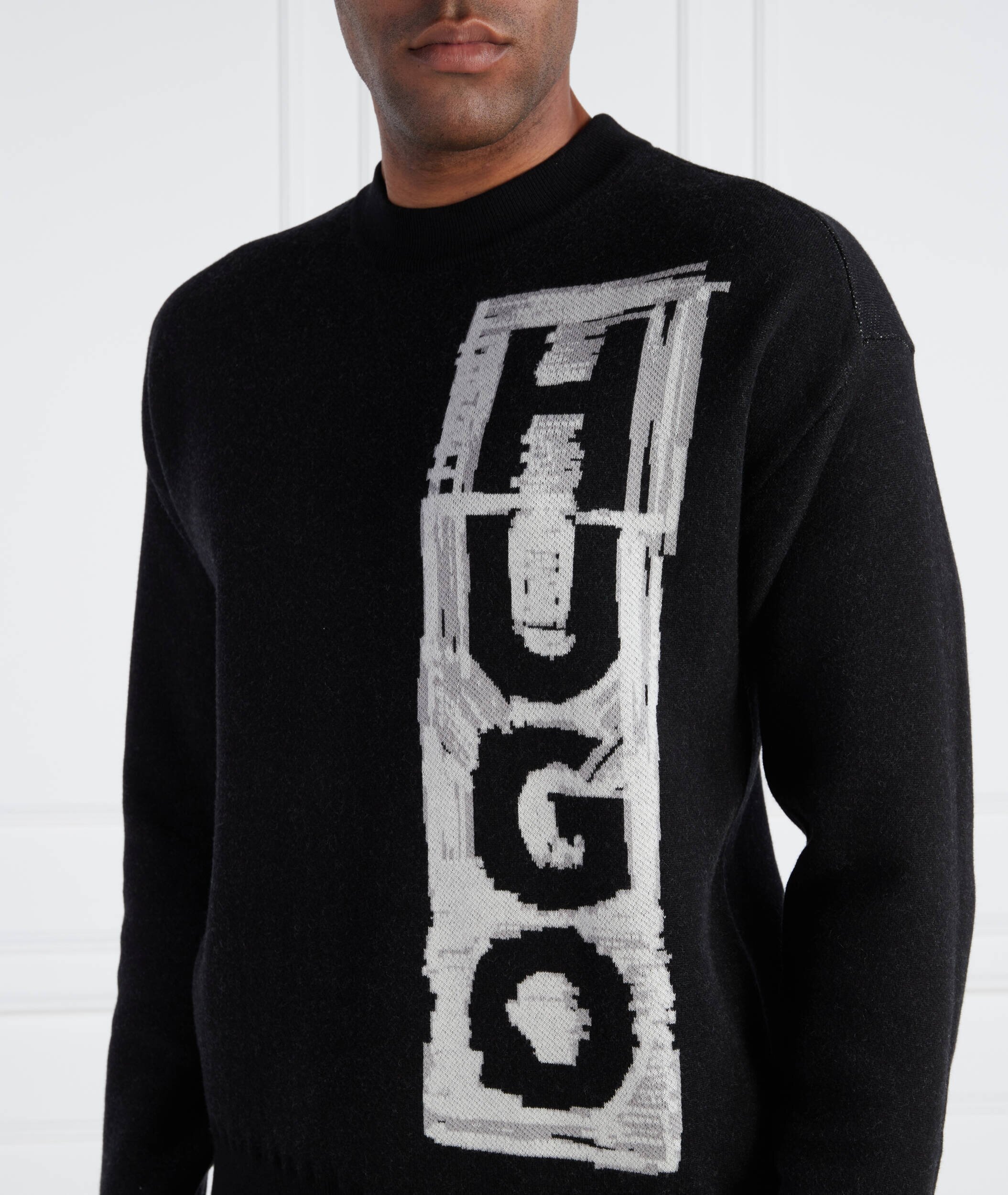 HUGO Pulover Soh | Regular Fit cu adaos de lână