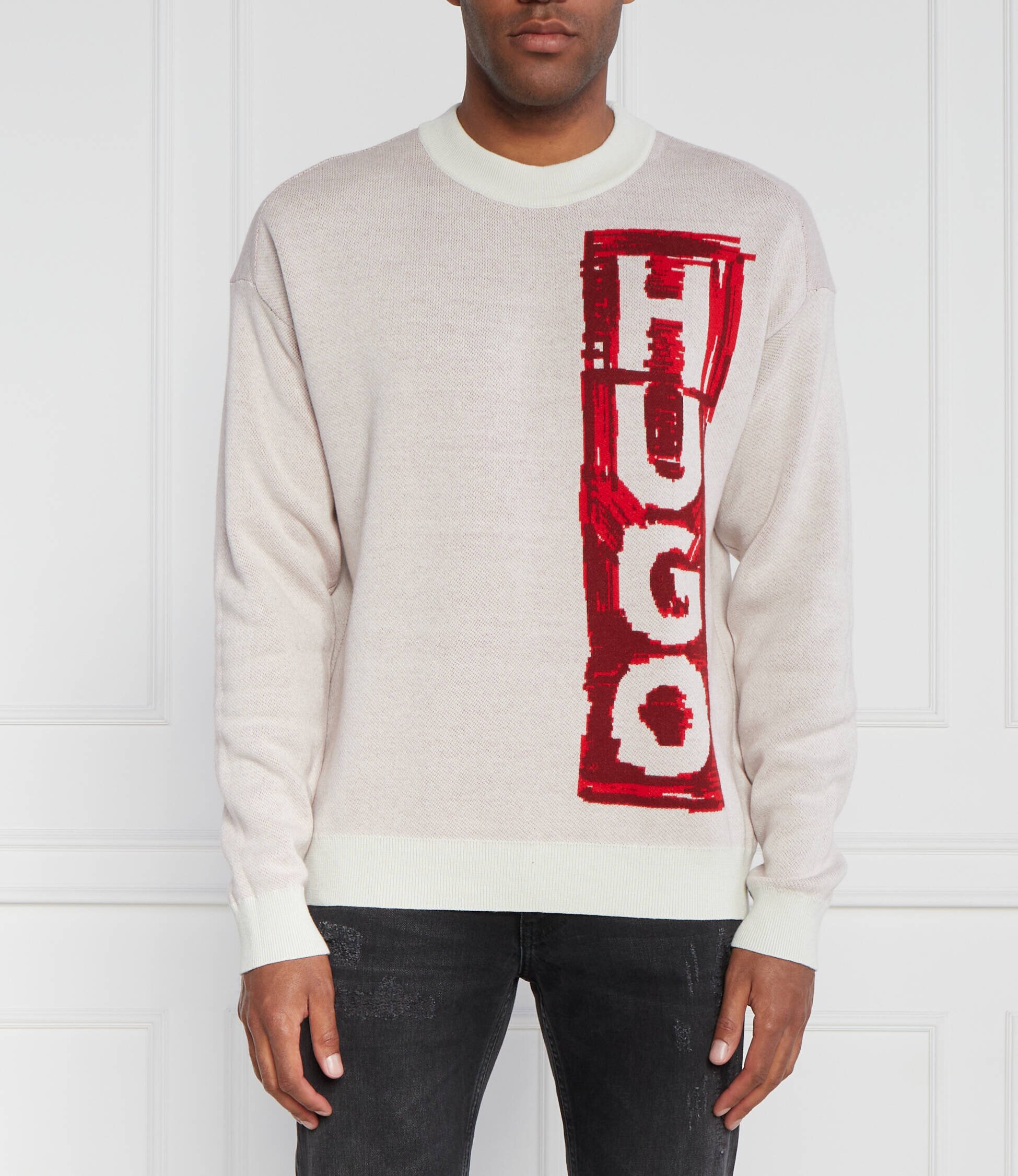 HUGO Pulover Soh | Regular Fit cu adaos de lână