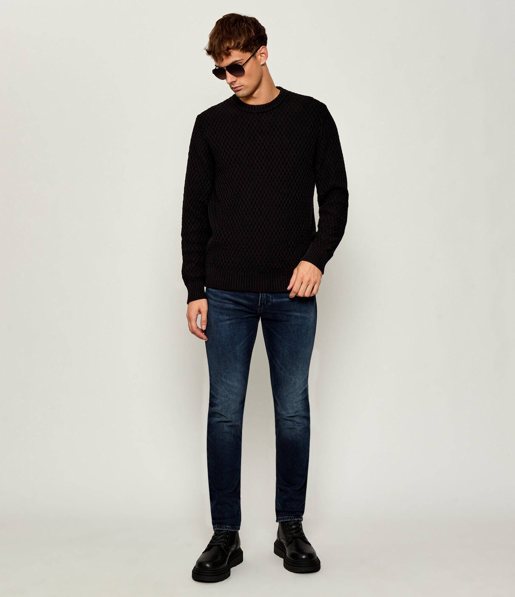 HUGO Pulover Syer | regular fit