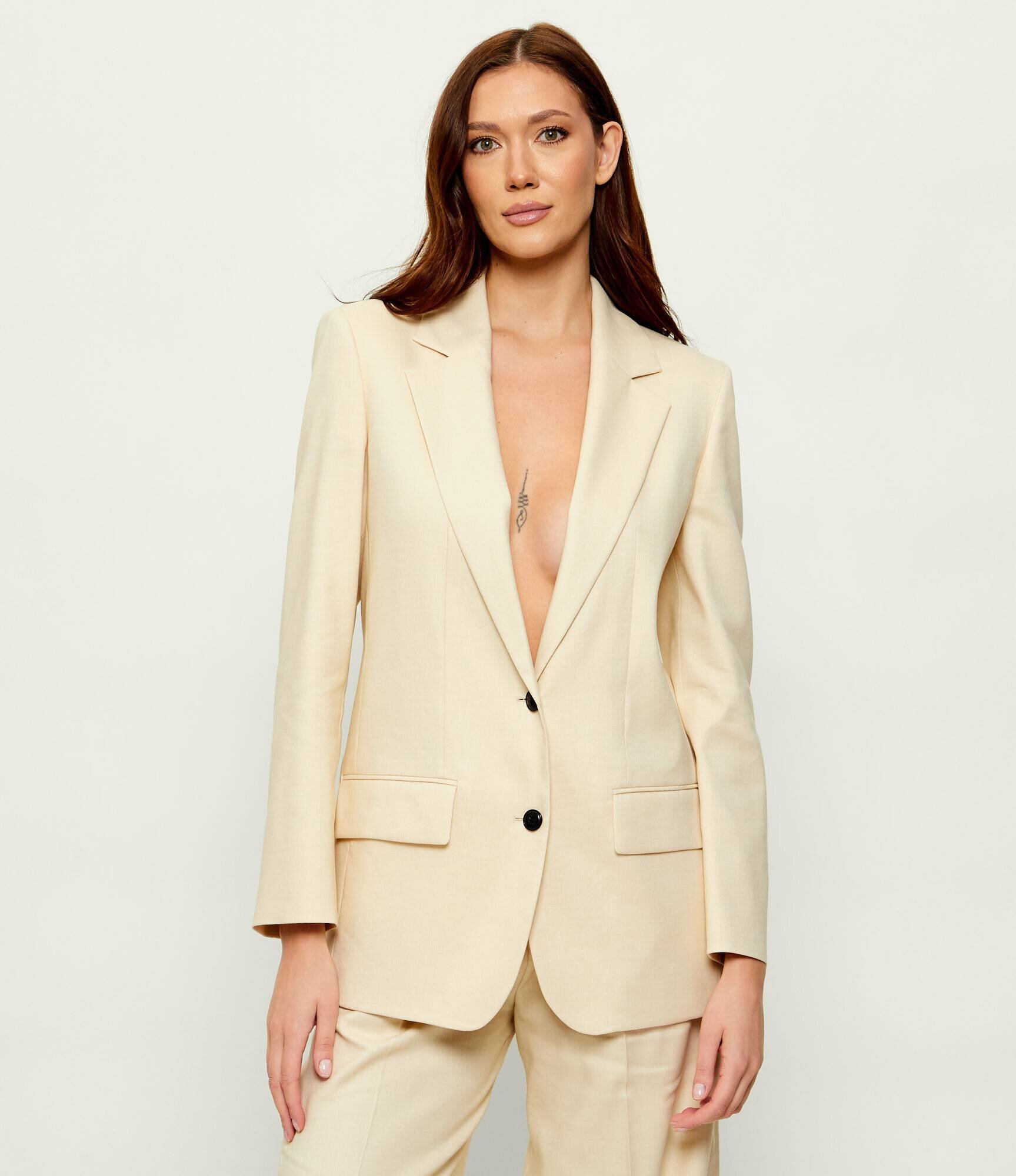 HUGO Sacou Anetali | Relaxed fit | cu adaos de in