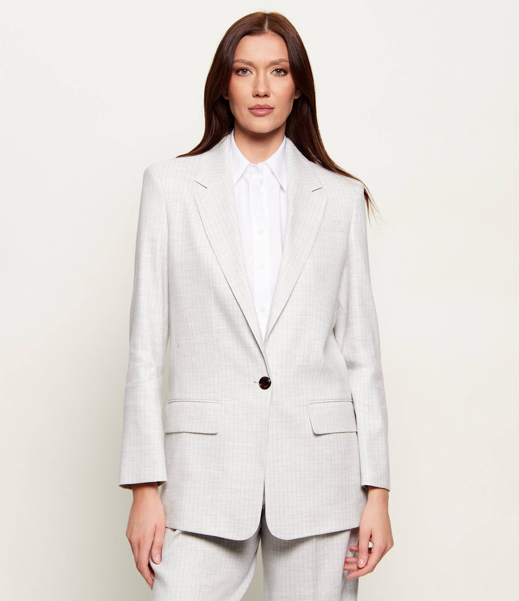 HUGO Sacou Anettea | Relaxed fit | cu adaos de in
