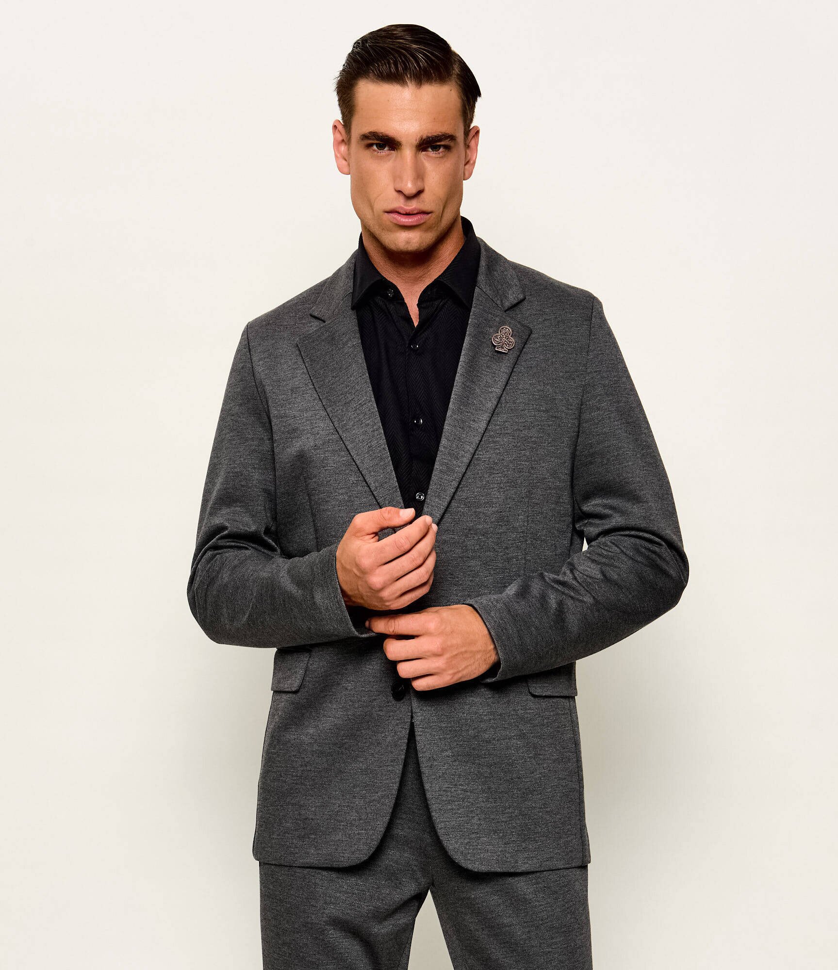 HUGO Sacou Anton263X-H | Extra slim fit cu adaos de lână