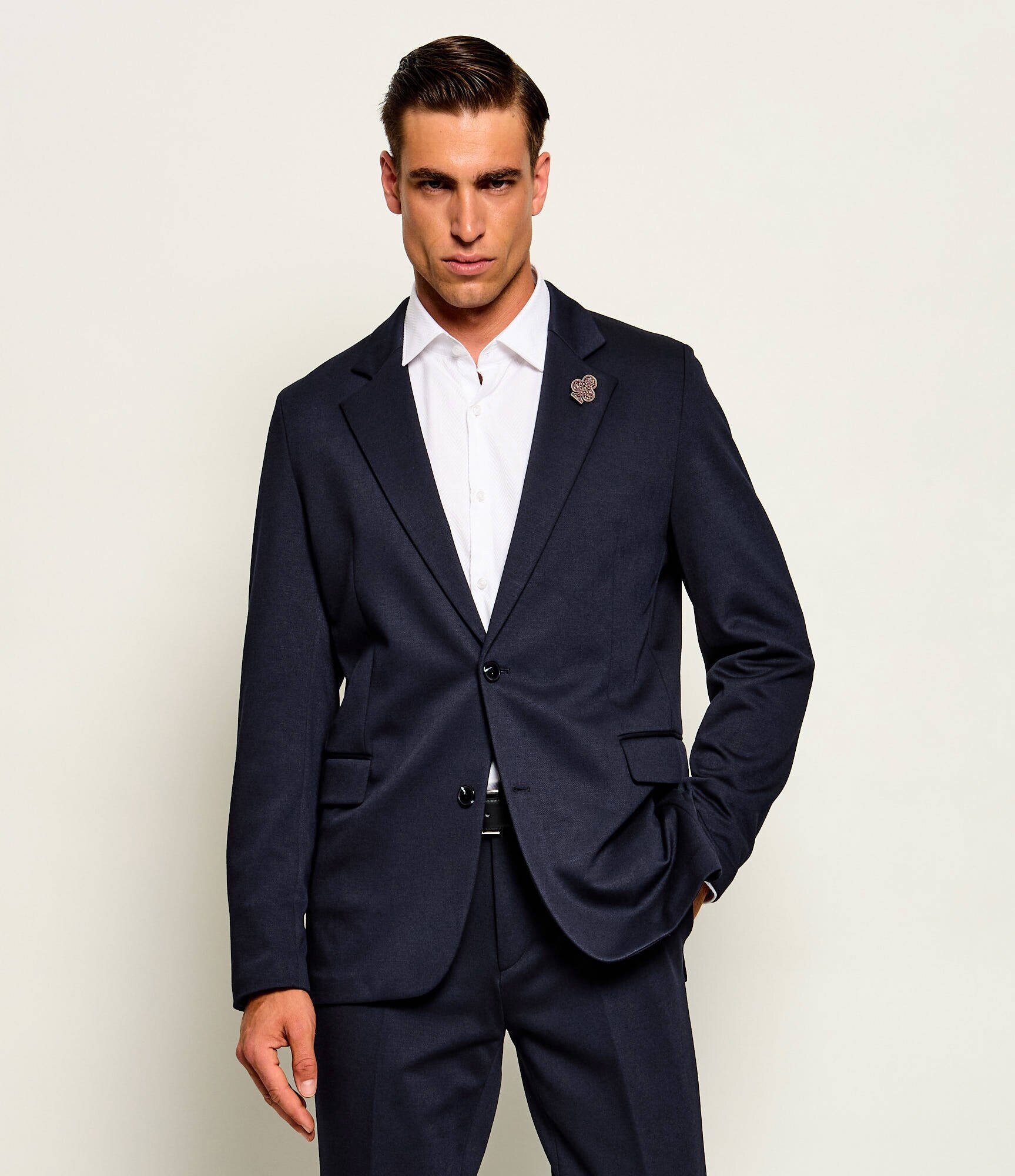 HUGO Sacou Anton263X-H | Extra slim fit cu adaos de lână
