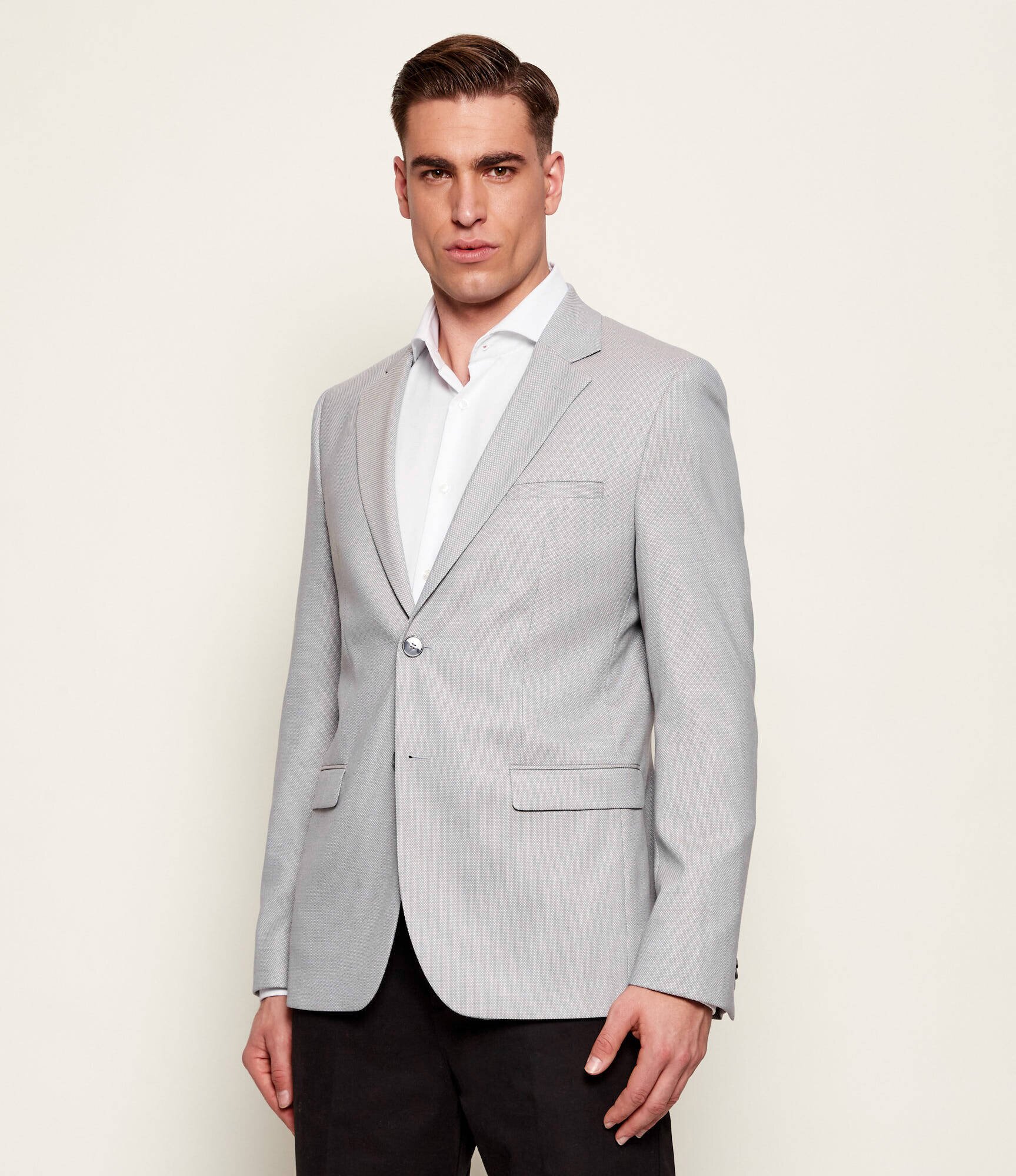 HUGO Sacou Arti253X | Extra slim fit cu adaos de lână
