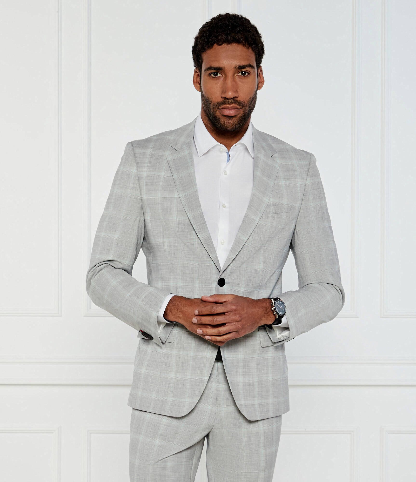 HUGO Sacou Henry232X | Slim Fit cu adaos de lână
