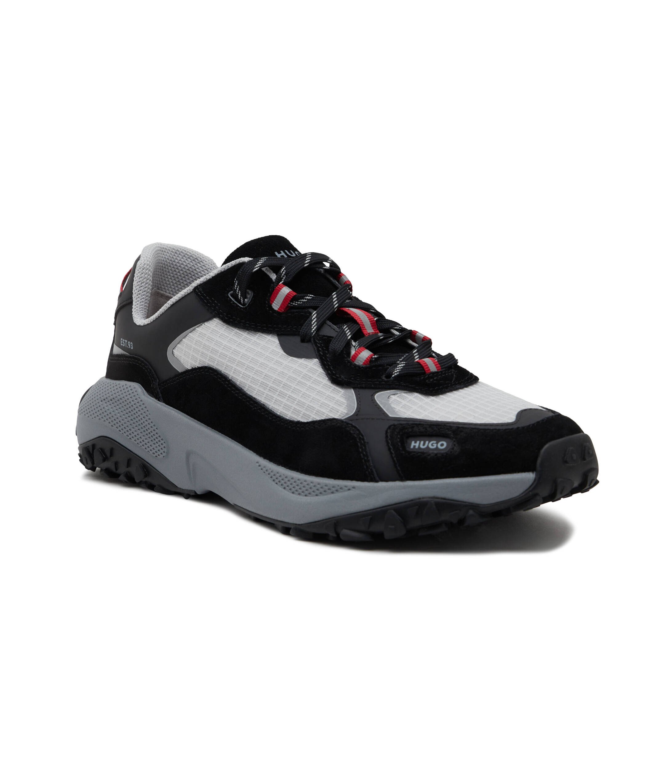 HUGO Sneakers GO1ST_dbth cu adaos de piele