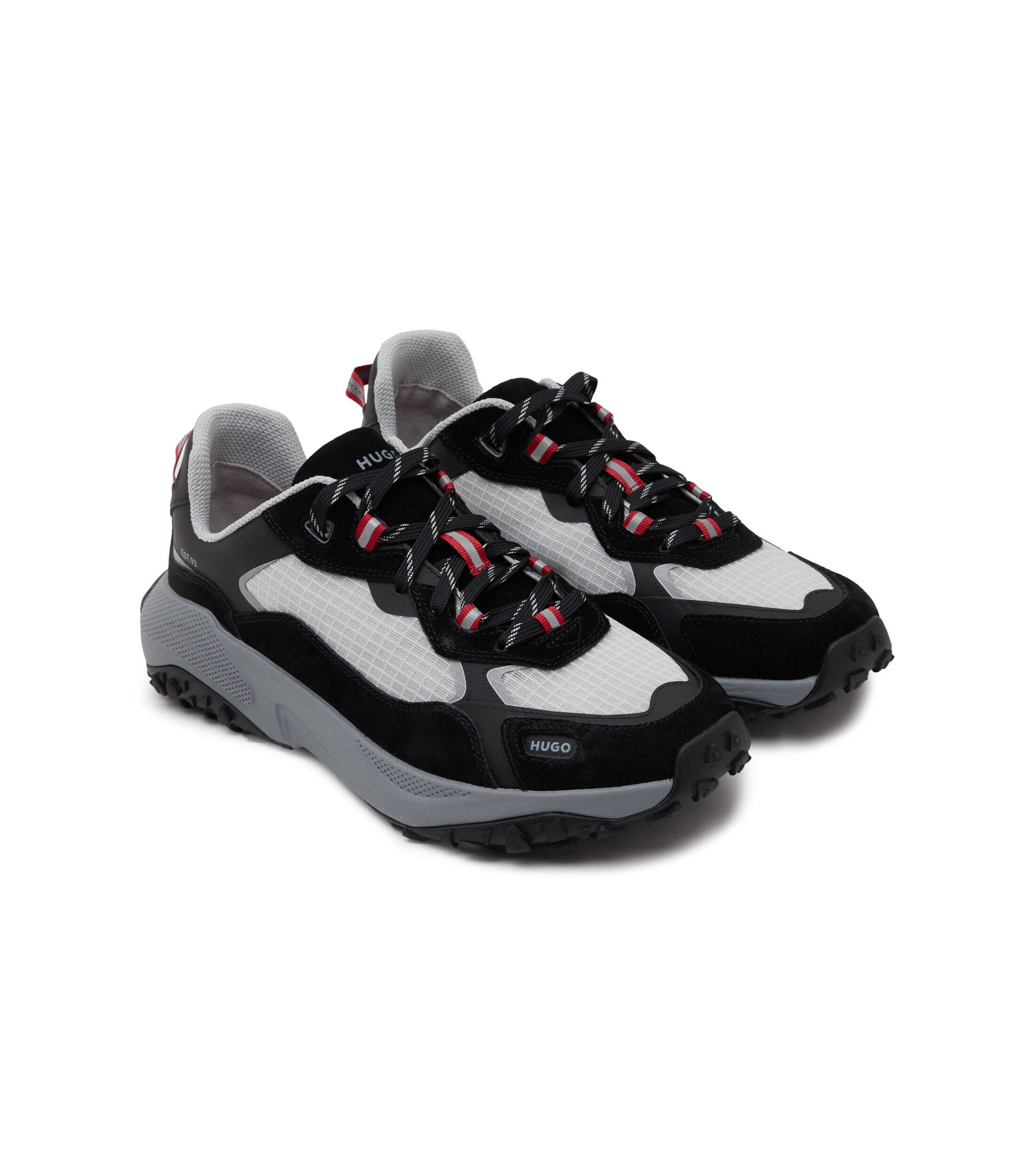 HUGO Sneakers GO1ST_dbth cu adaos de piele