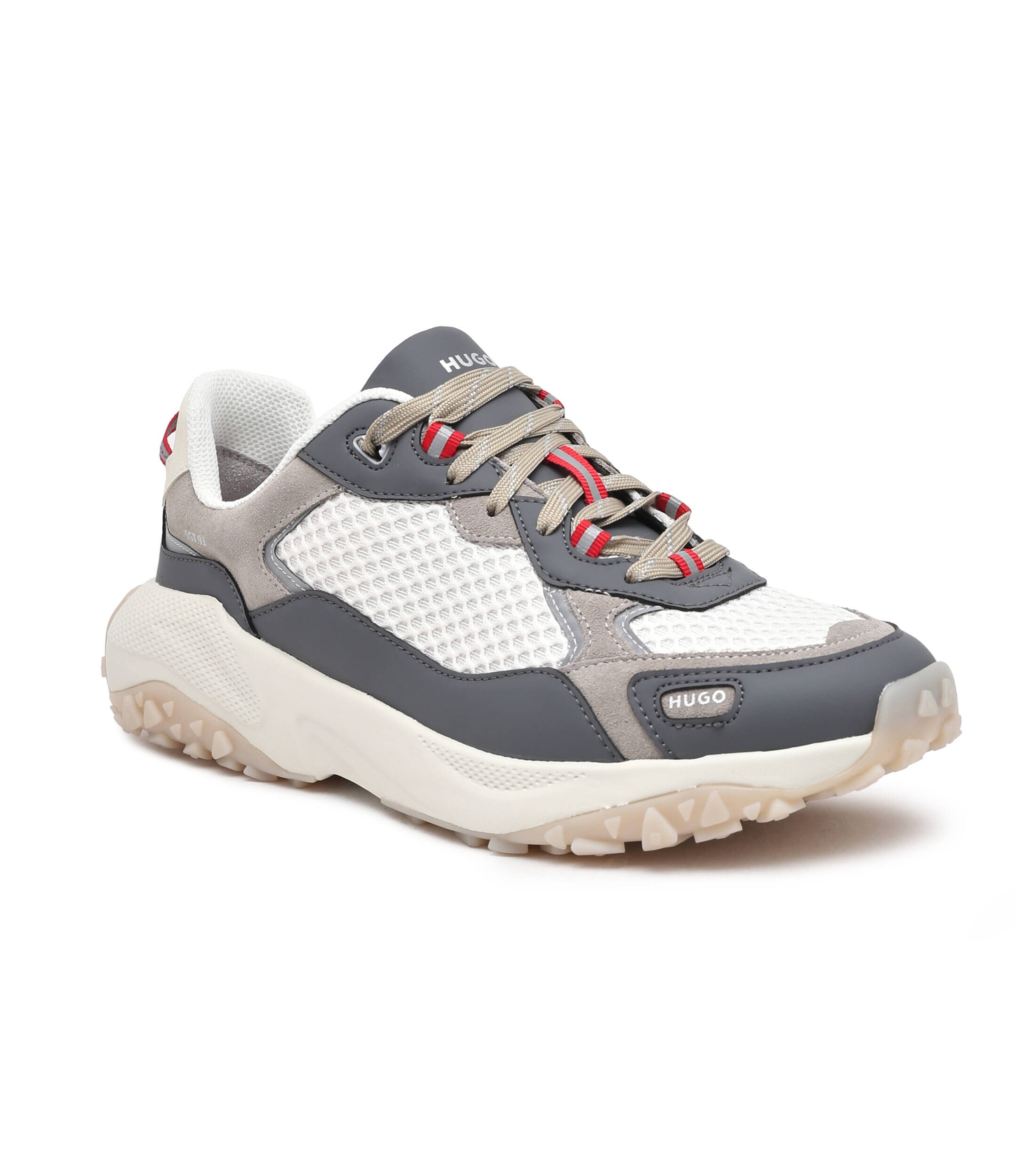HUGO Sneakers GO1ST_mesd cu adaos de piele