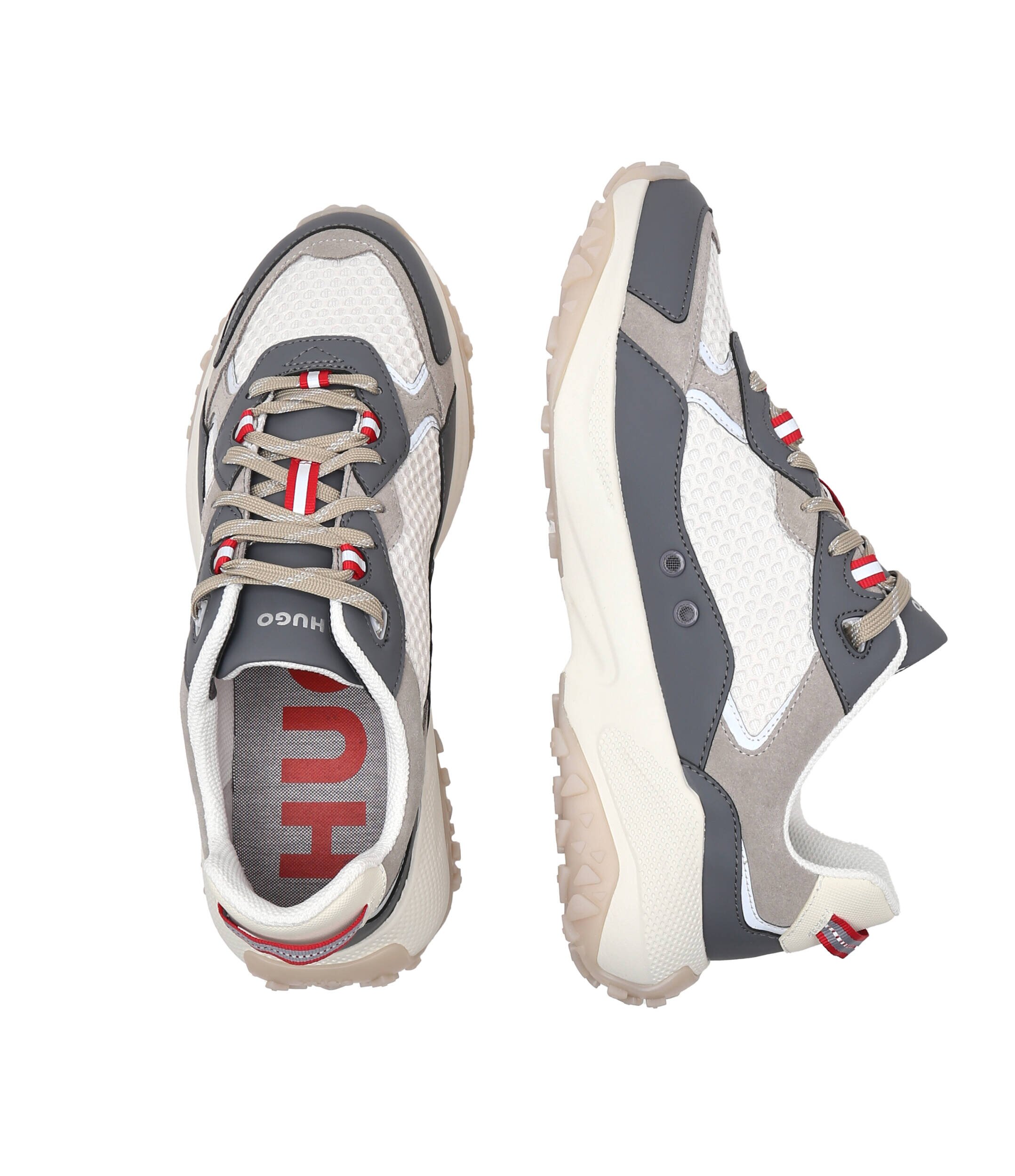 HUGO Sneakers GO1ST_mesd cu adaos de piele