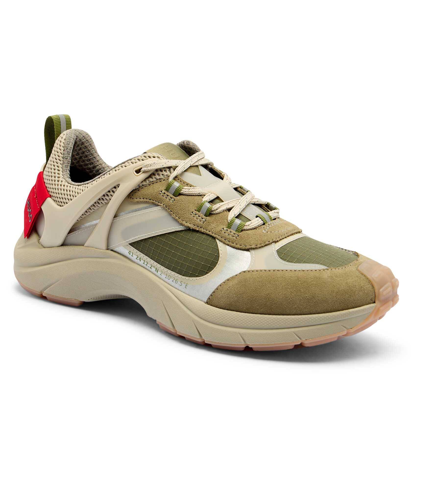 HUGO Sneakers GO2_merp cu adaos de piele