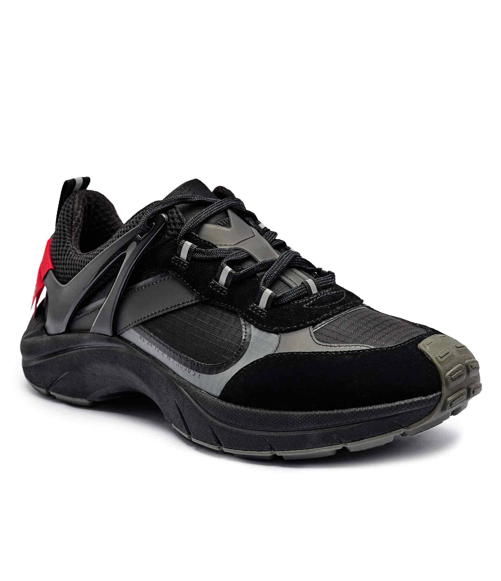 HUGO Sneakers GO2_merp cu adaos de piele