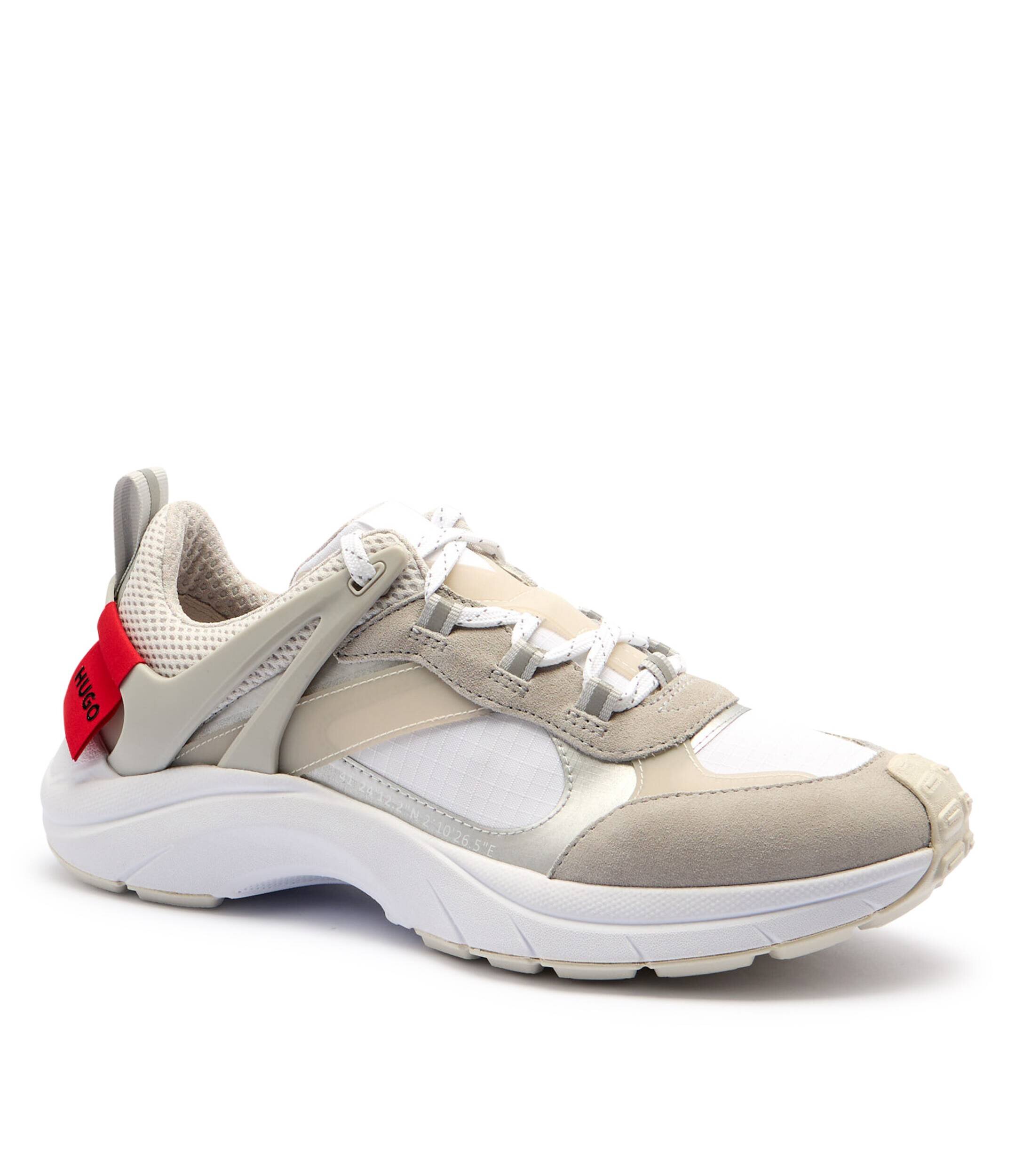 HUGO Sneakers GO2_merp cu adaos de piele
