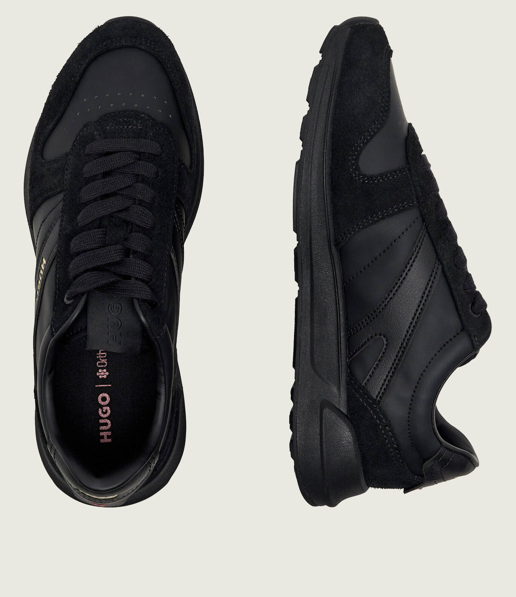 HUGO Sneakers GO3_pusd | piele întoarsă