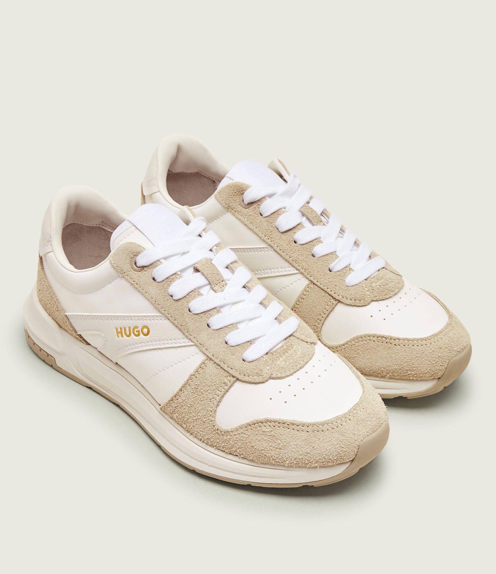 HUGO Sneakers GO3_pusd | piele întoarsă