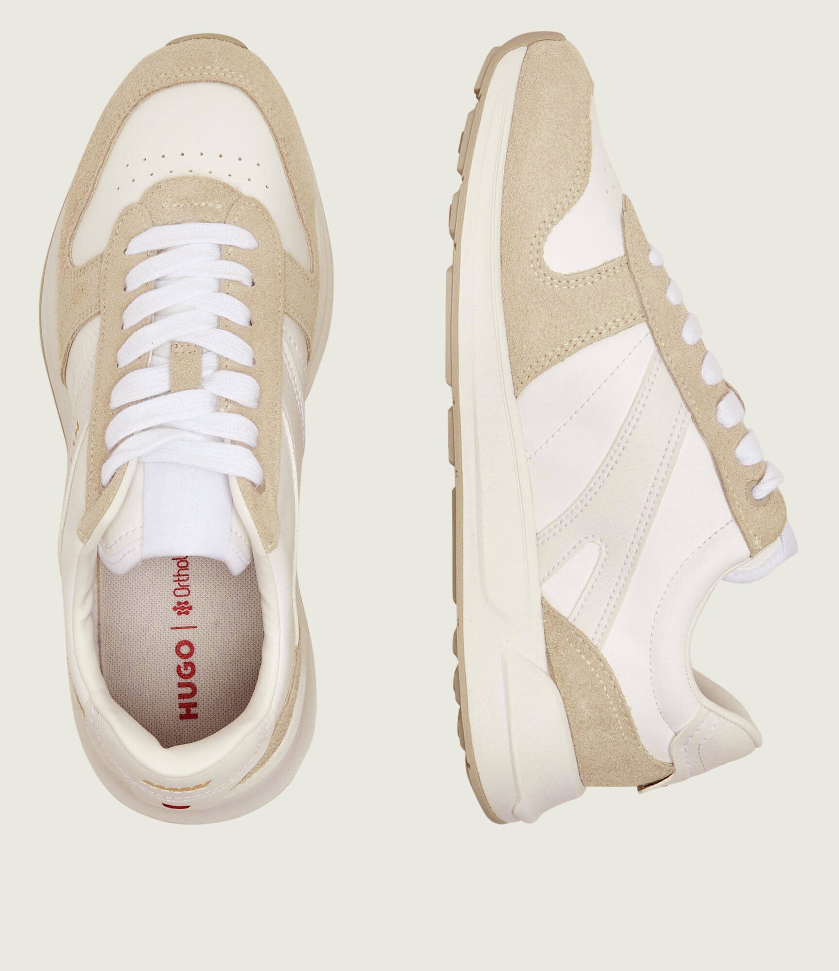 HUGO Sneakers GO3_pusd | piele întoarsă