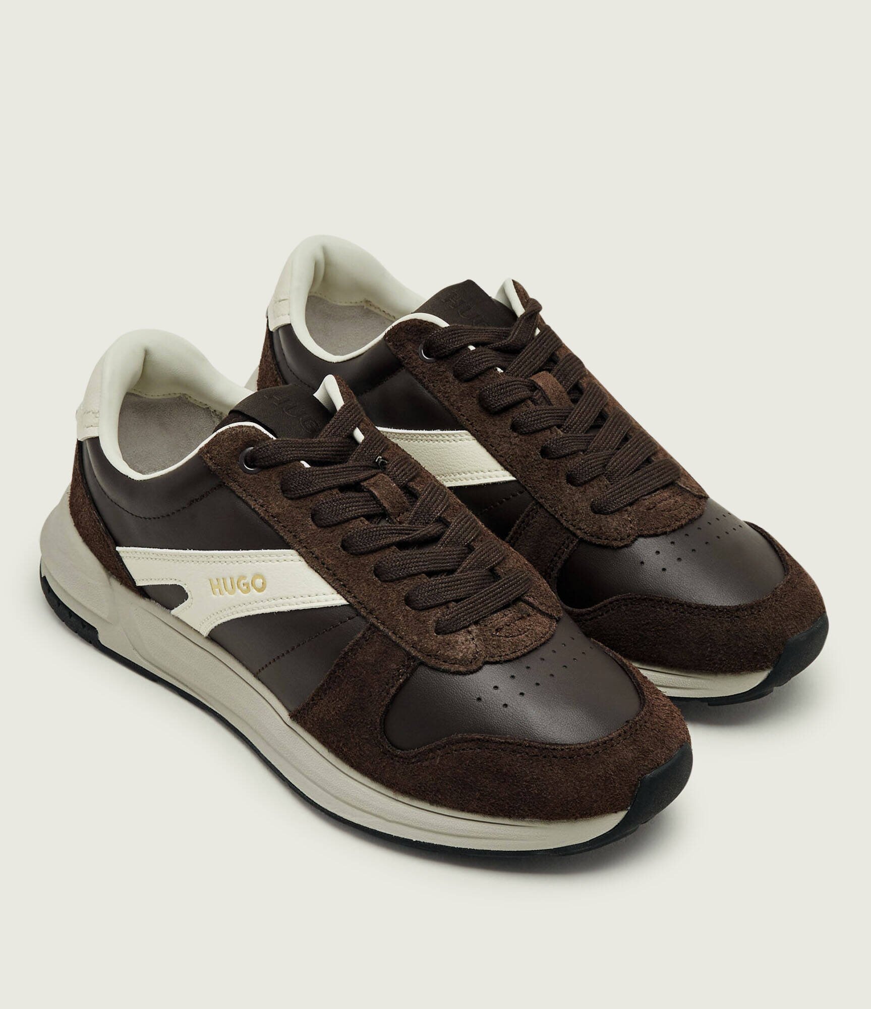 HUGO Sneakers GO3_pusd | piele întoarsă