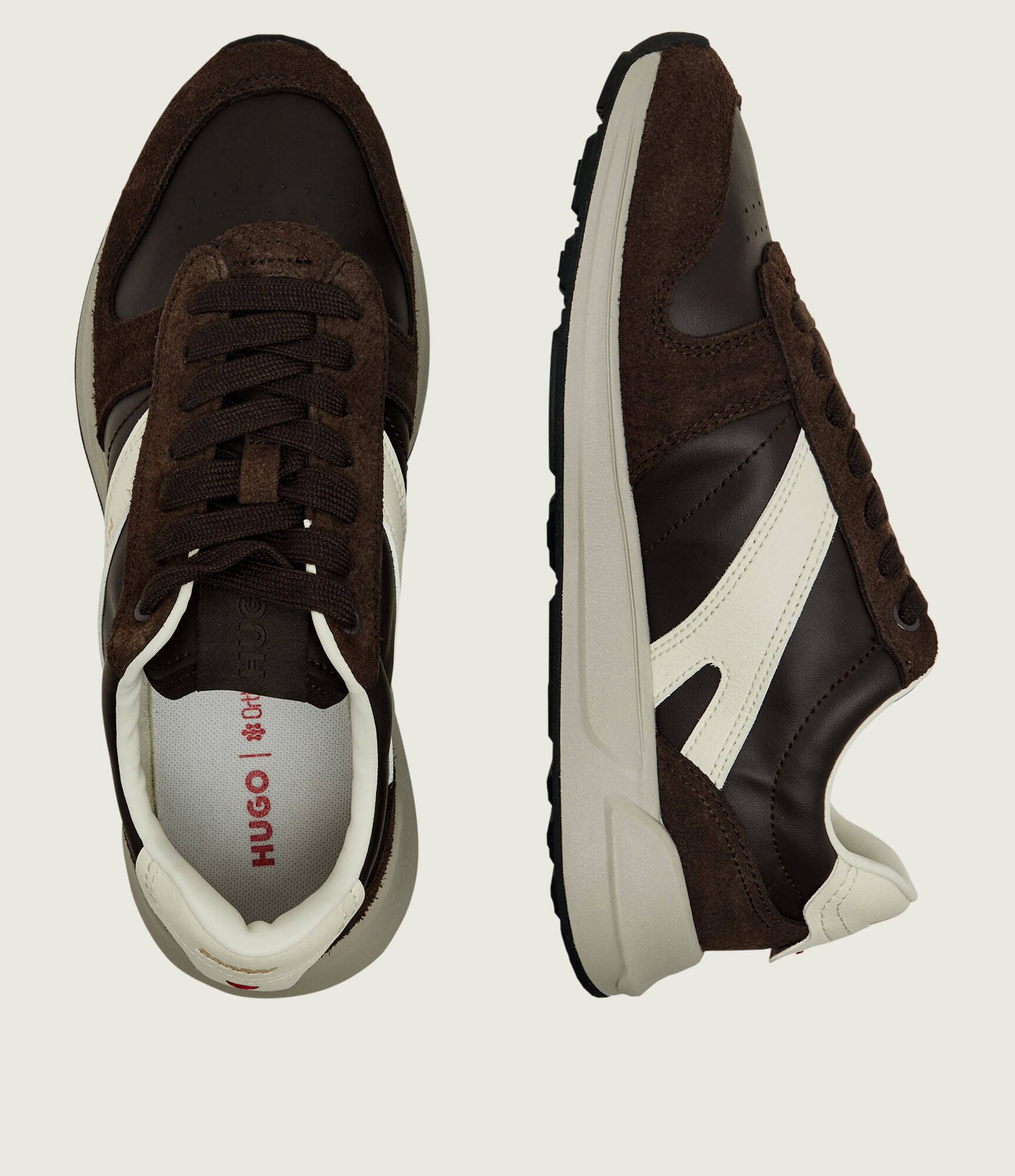 HUGO Sneakers GO3_pusd | piele întoarsă